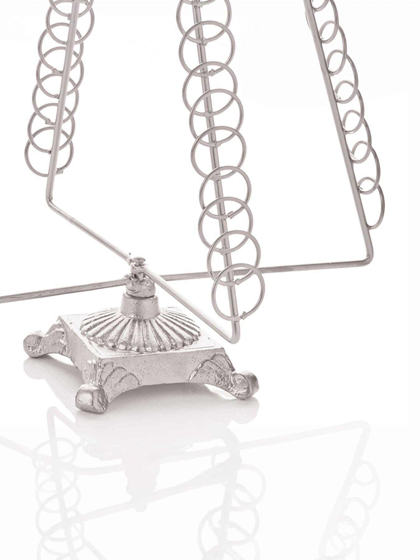 Image 3 of 3 of Premier Decorations 50cm Silver Metal Card Holder