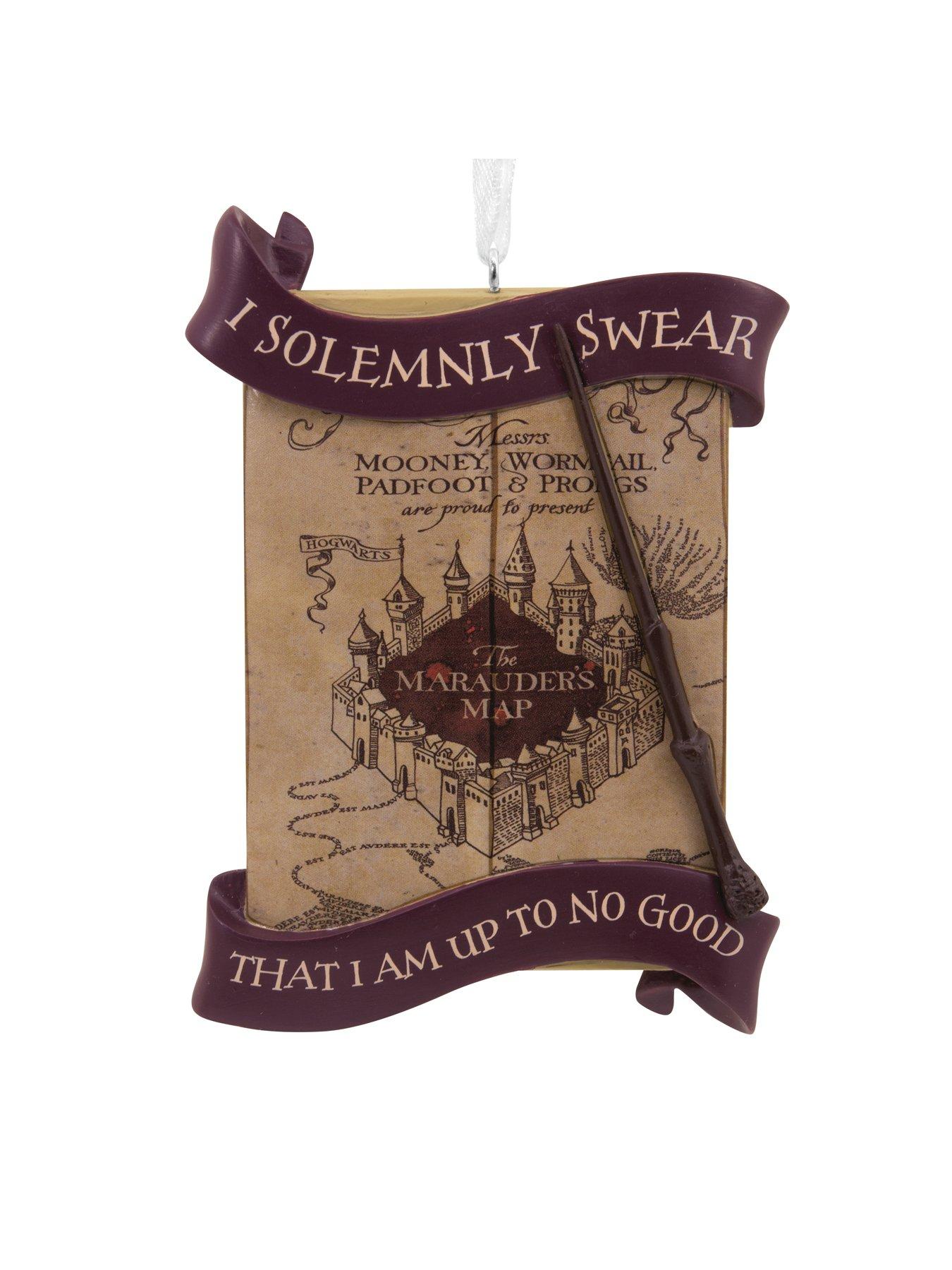 Hallmark Harry Potter Marauders Map Tree Ornament