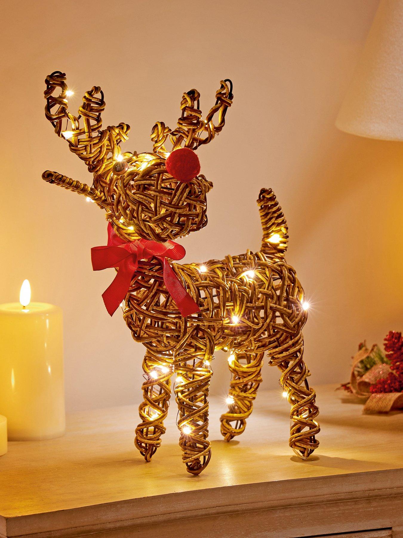 Image 3 of 4 of Premier Decorations 37cm  Multi Action Lit Reindeer