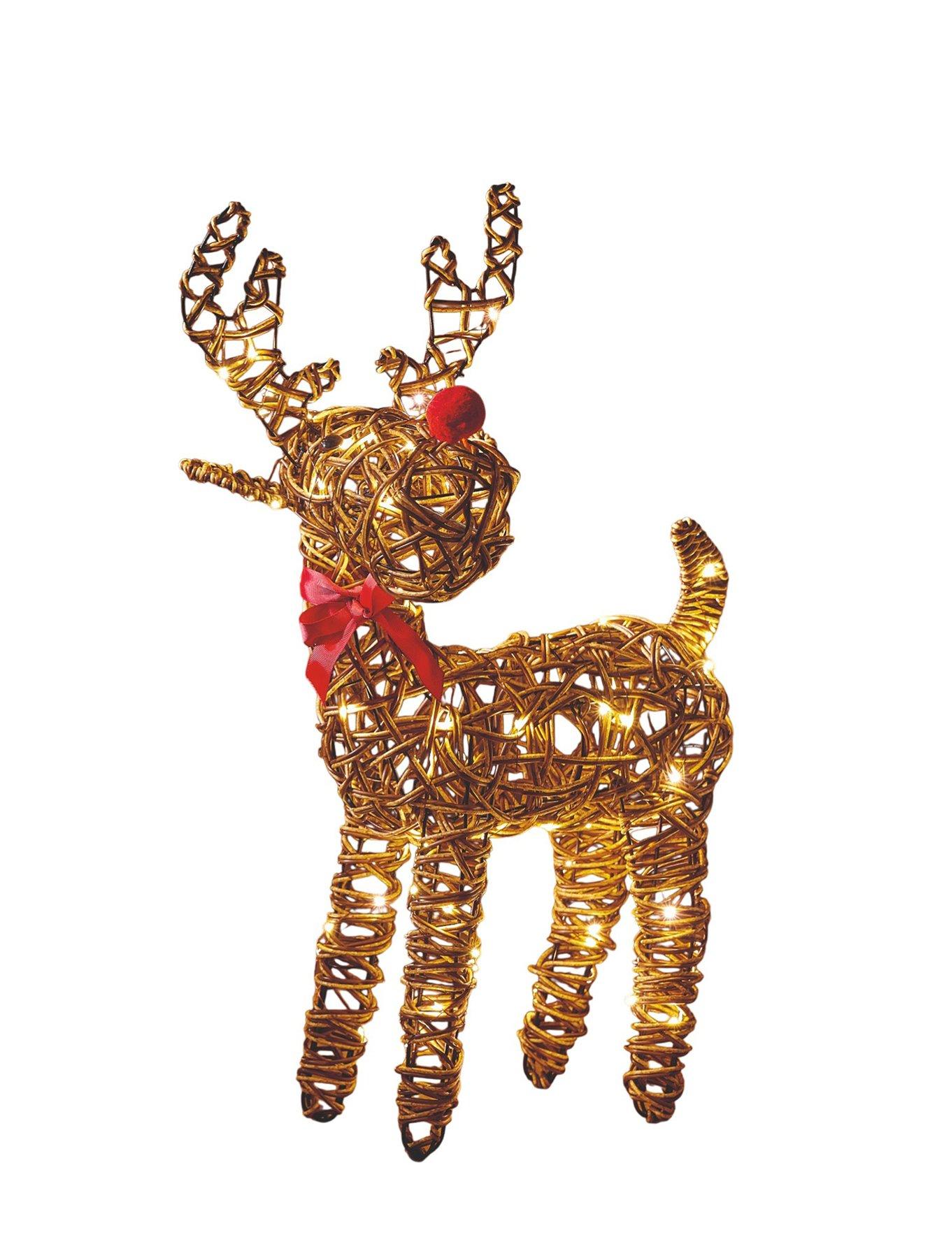 Image 1 of 4 of Premier Decorations 67cm Multi Action Lit  Reindeer