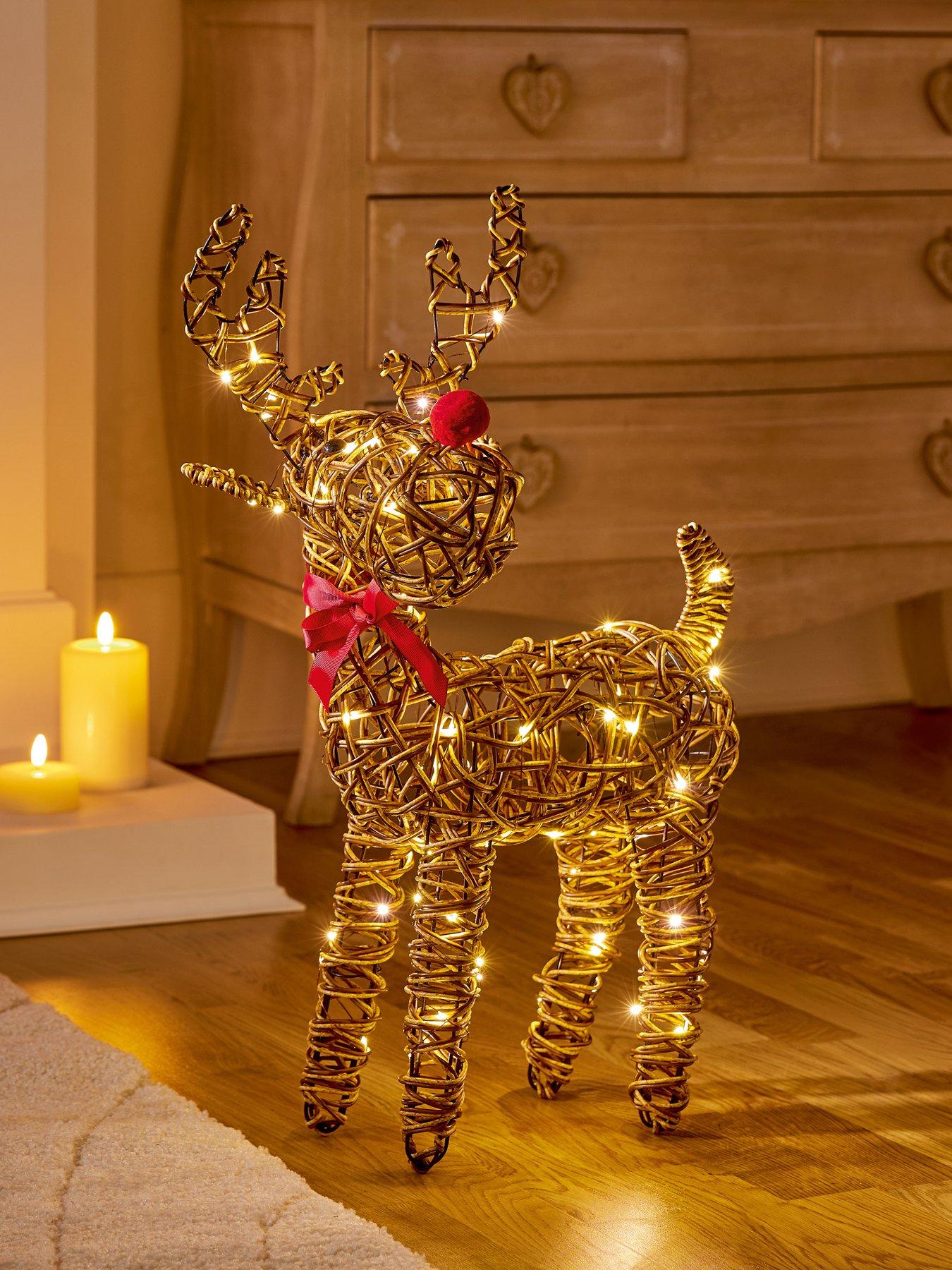Image 3 of 4 of Premier Decorations 67cm Multi Action Lit  Reindeer