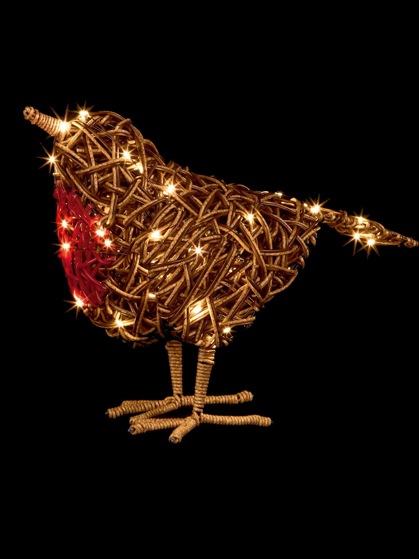 Image 4 of 4 of Premier Decorations 40cm Multi Action Lit  Robin