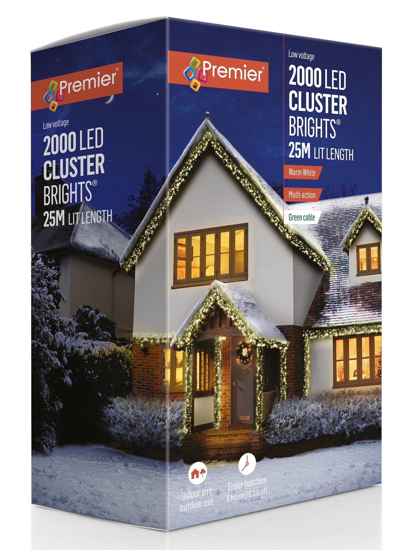 Image 4 of 5 of Premier Decorations 960 Multi Action  Cluster Lights