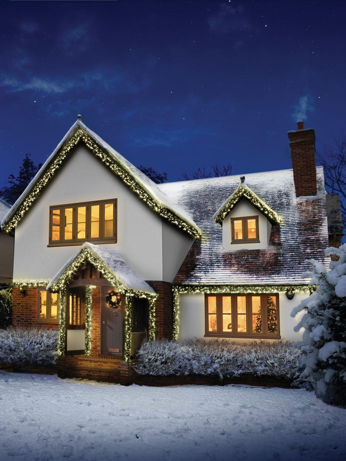 Image 2 of 5 of Premier Decorations 2000 Multi Action Cluster Lights With Warm White Led