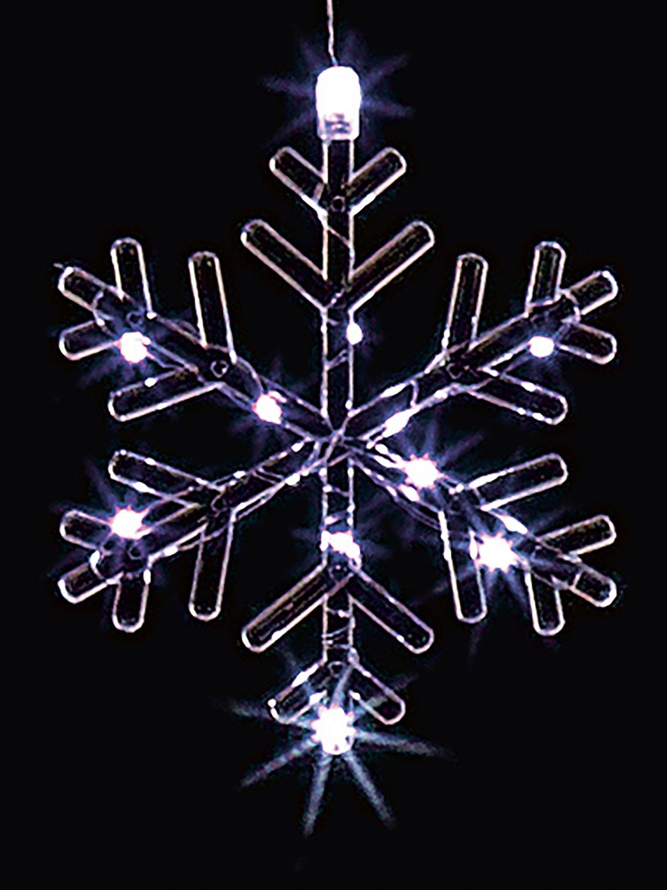 Image 3 of 4 of Premier Decorations 1.2 X 1.2m Snowflake V Curtain Light