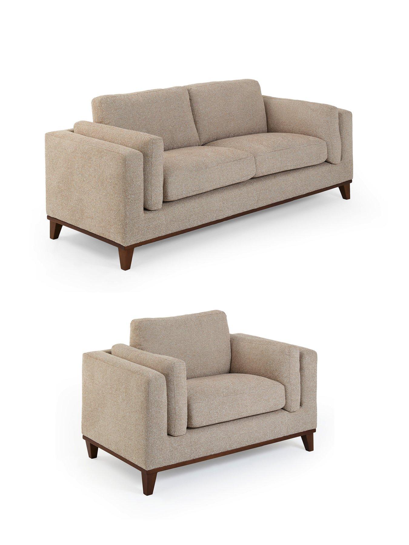 Image 3 of 7 of The Very Collection Chiswick Fabric 3 + Snuggle Chair