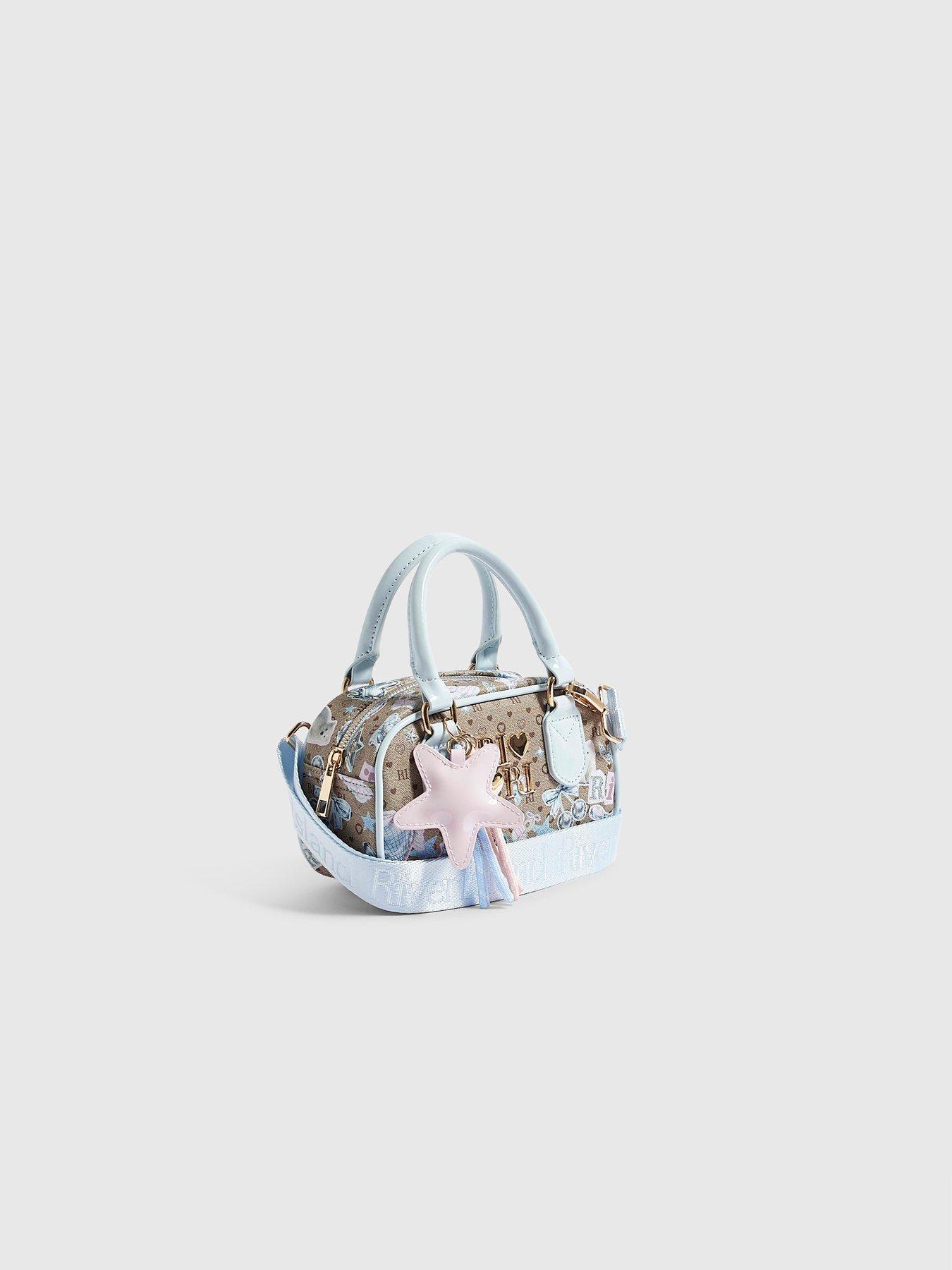 Image 2 of 5 of River Island Girls Icy Monogram Cross Body Bundle - Brown