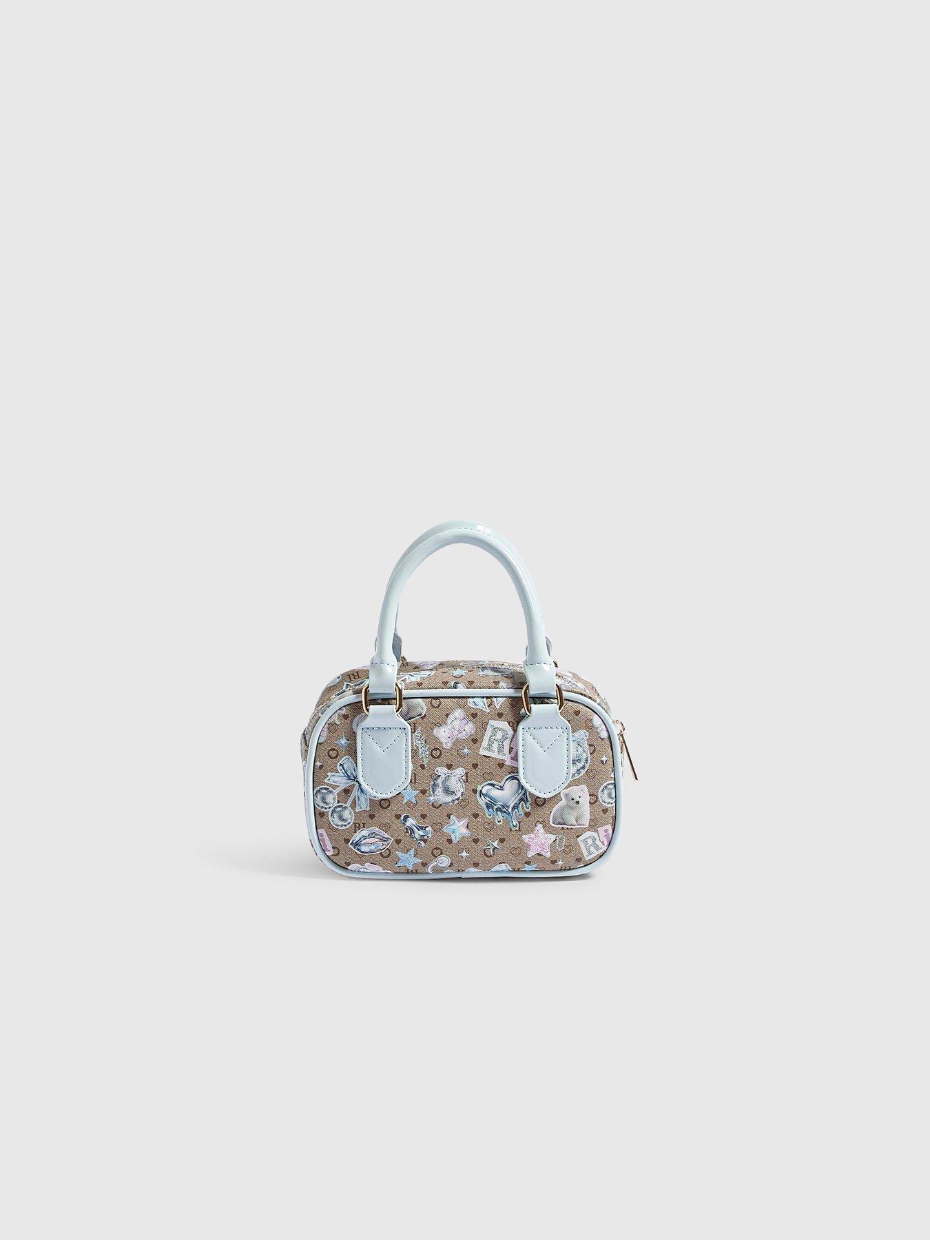 Image 3 of 5 of River Island Girls Icy Monogram Cross Body Bundle - Brown