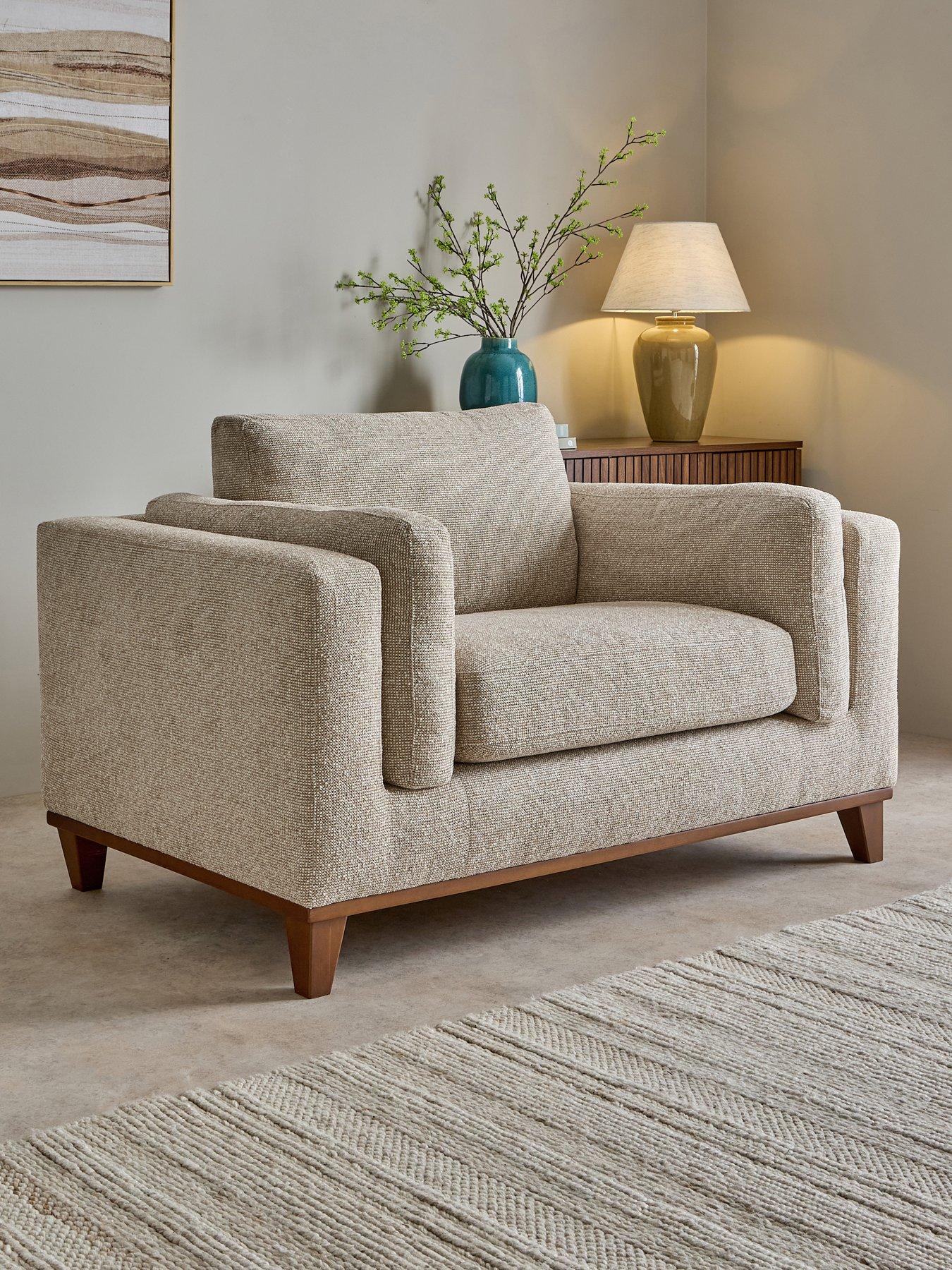 Image 1 of 7 of The Very Collection Chiswick Fabric Snuggle Chair