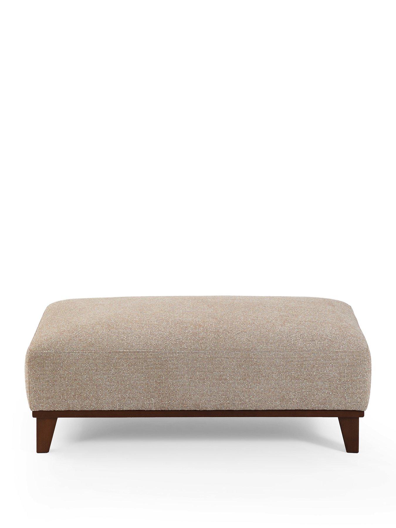 Image 2 of 7 of The Very Collection Chiswick Fabric Footstool