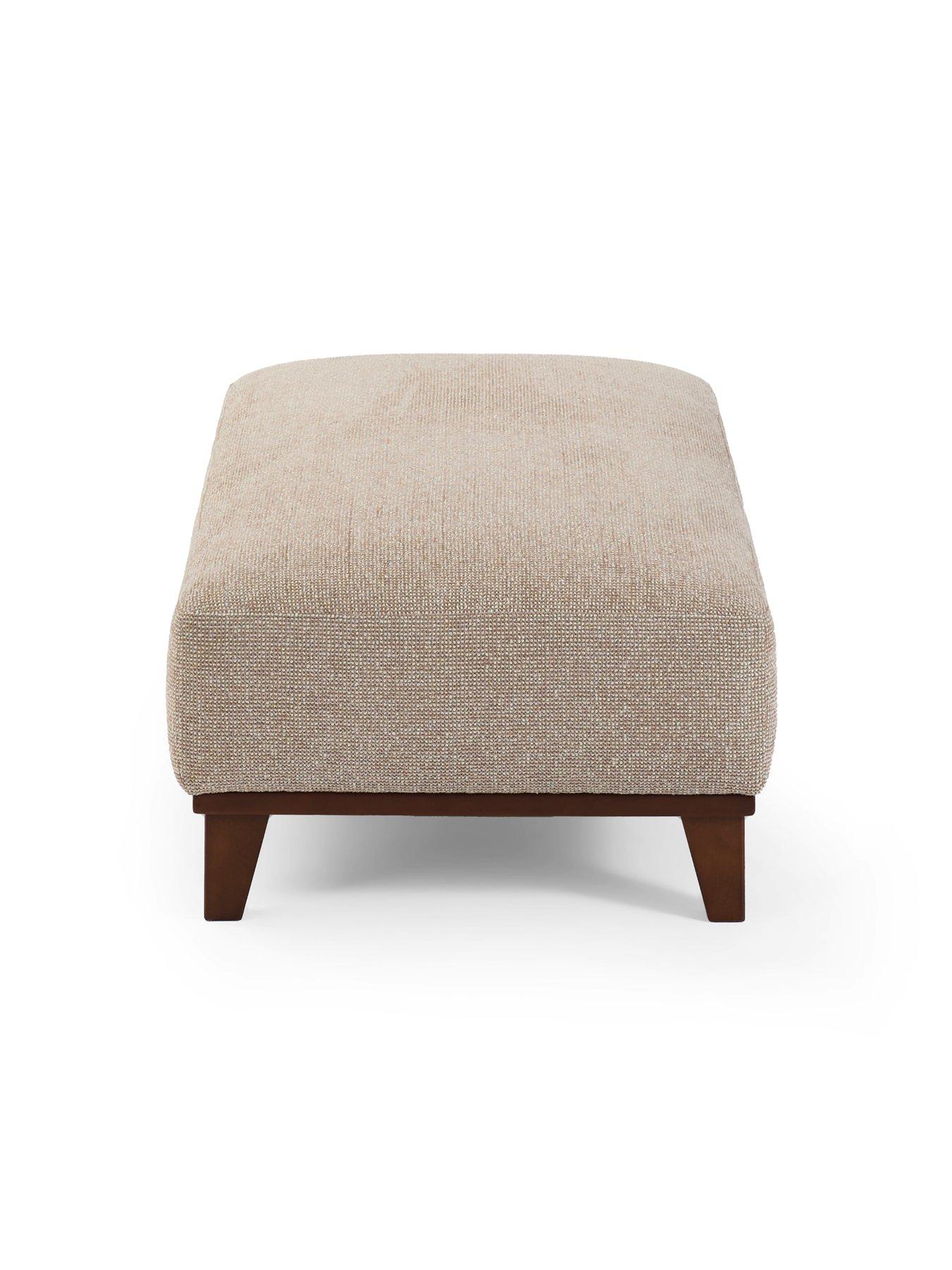 Image 4 of 7 of The Very Collection Chiswick Fabric Footstool