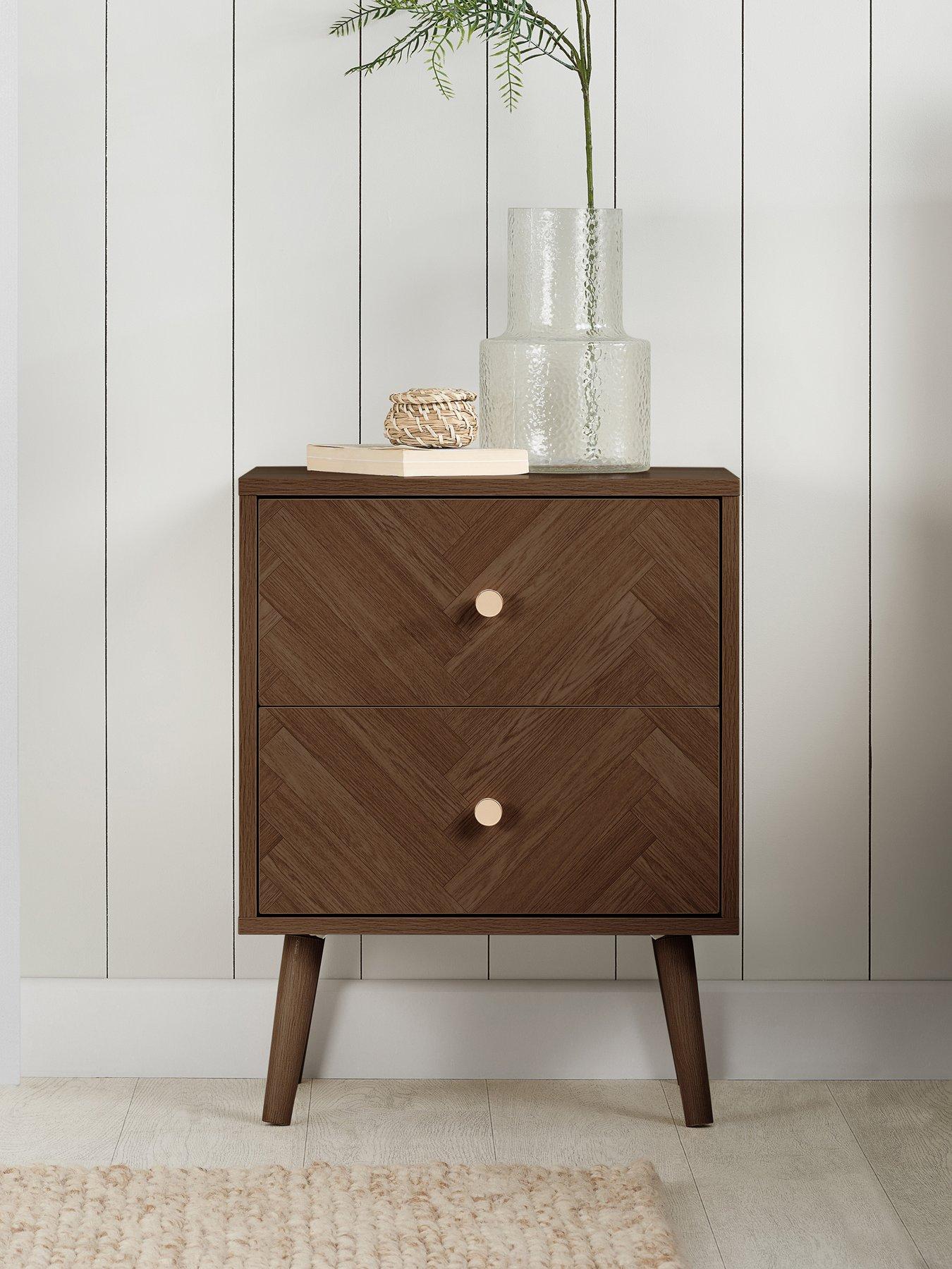 Birlea Herringford 2 Drawer Bedside