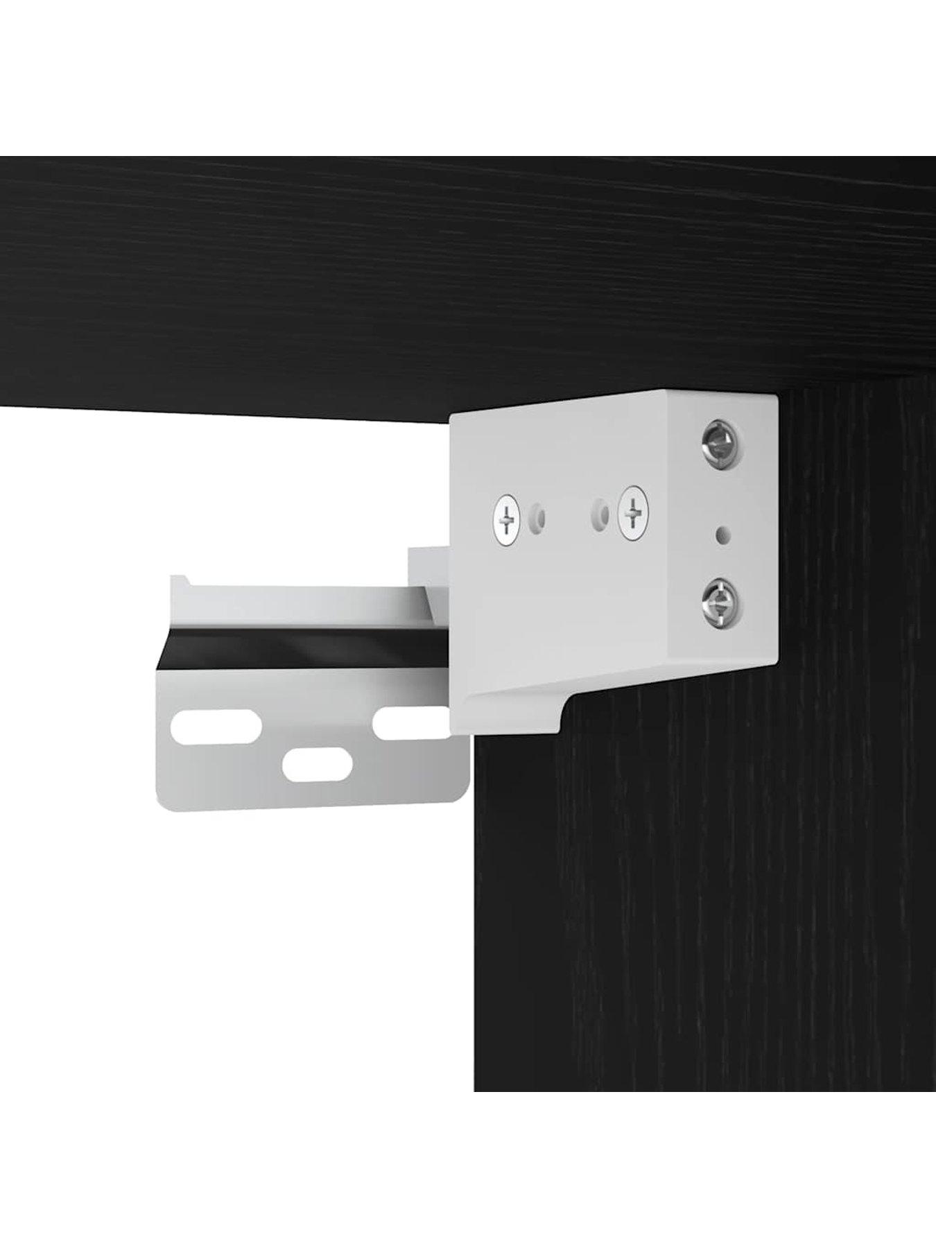 Image 6 of 7 of Walplus Bathroom Sink Cabinet Black Oak 41x38.5x45 Cm Engineered Wood