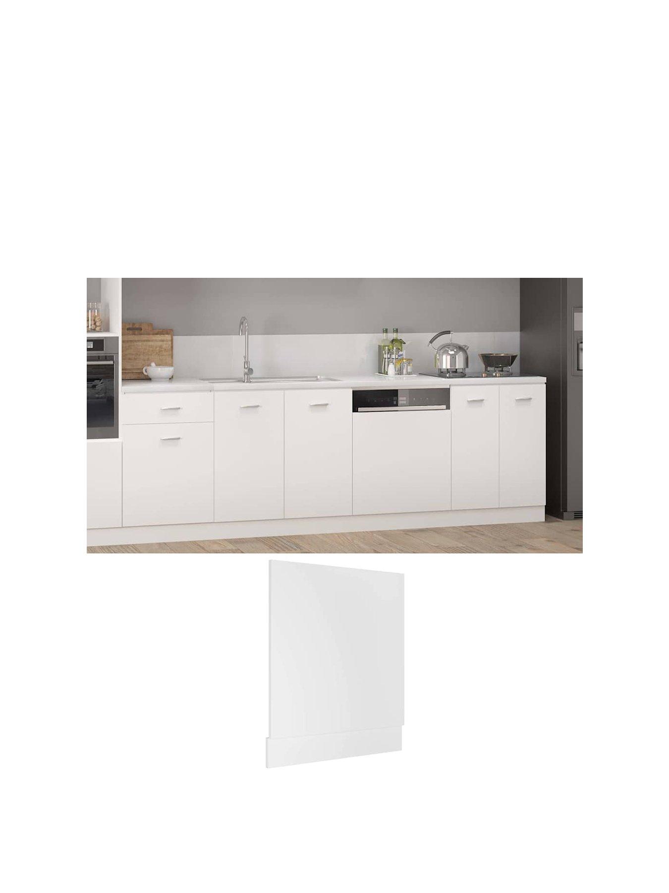Image 2 of 6 of Walplus Dishwasher Panel Lyon White 59.5x3x67 Cm Engineered Wood