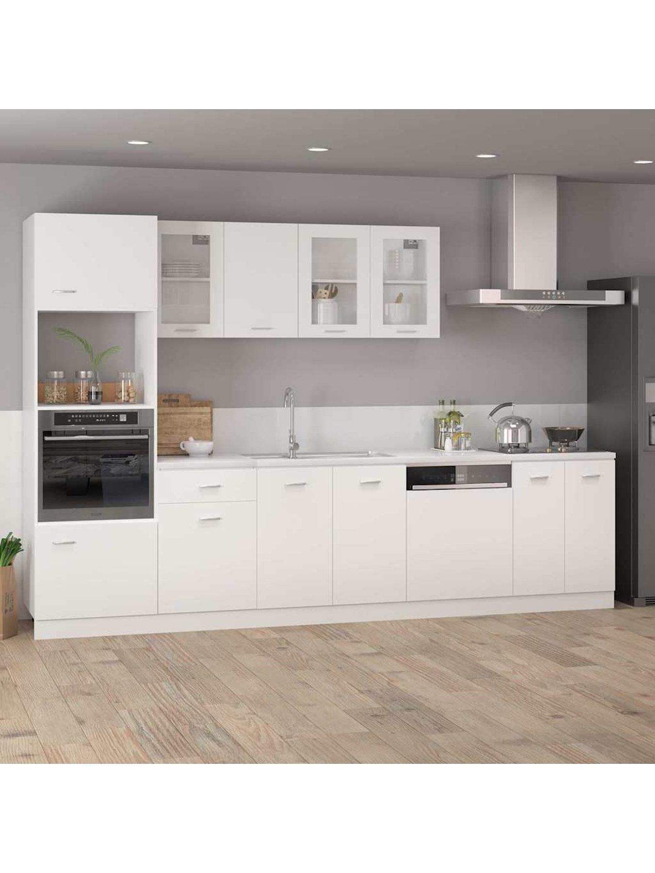 Image 3 of 6 of Walplus Dishwasher Panel Lyon White 59.5x3x67 Cm Engineered Wood