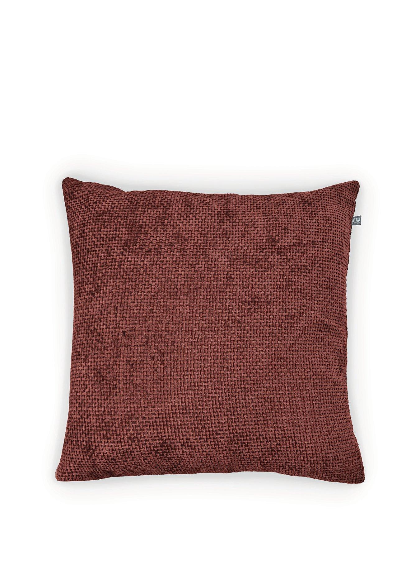 Image 2 of 4 of rucomfy Waffle Cushion - Burgundy- 2 Pack