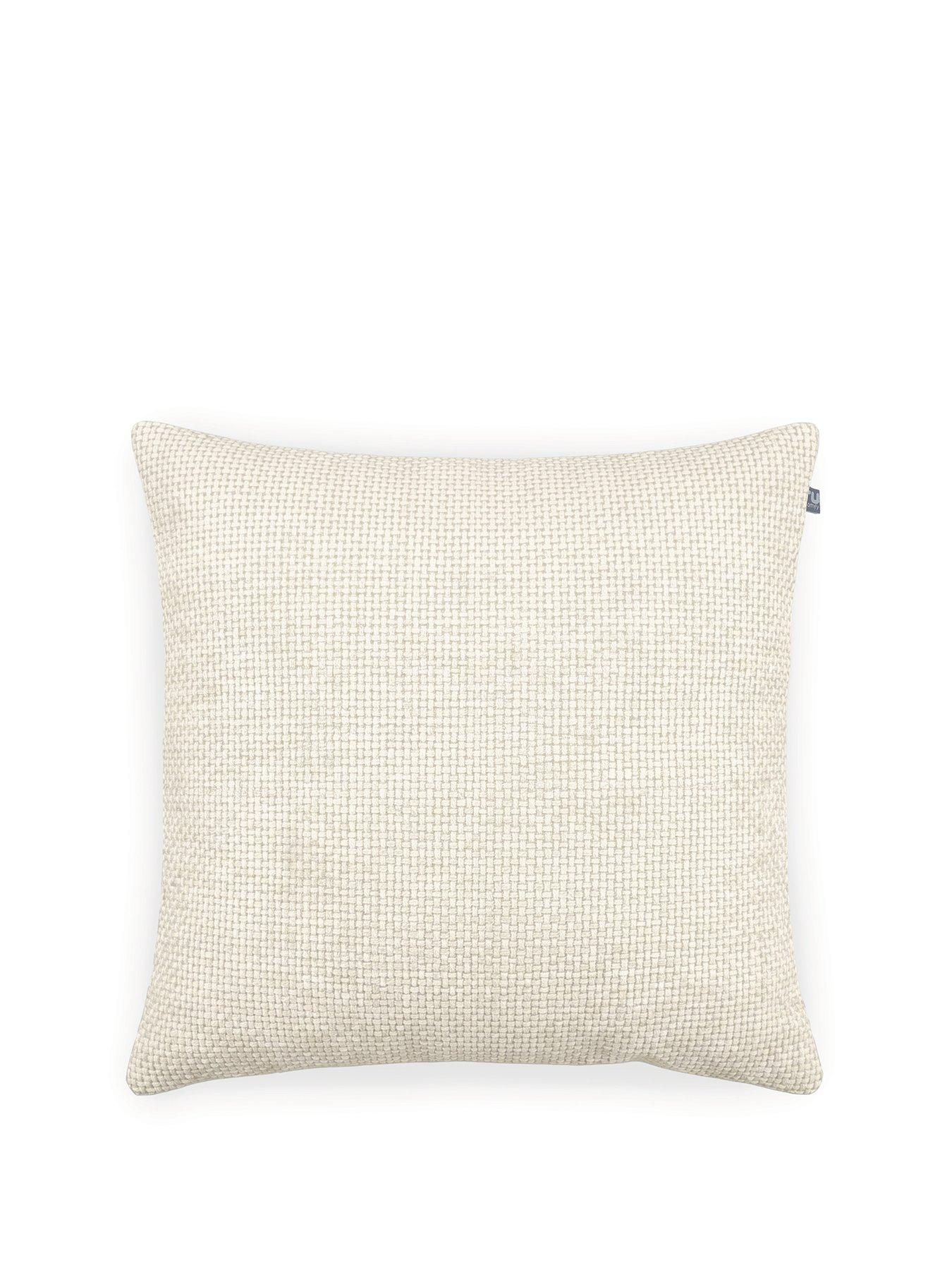 Image 2 of 4 of rucomfy Waffle Cushion - Ivory- 2 Pack