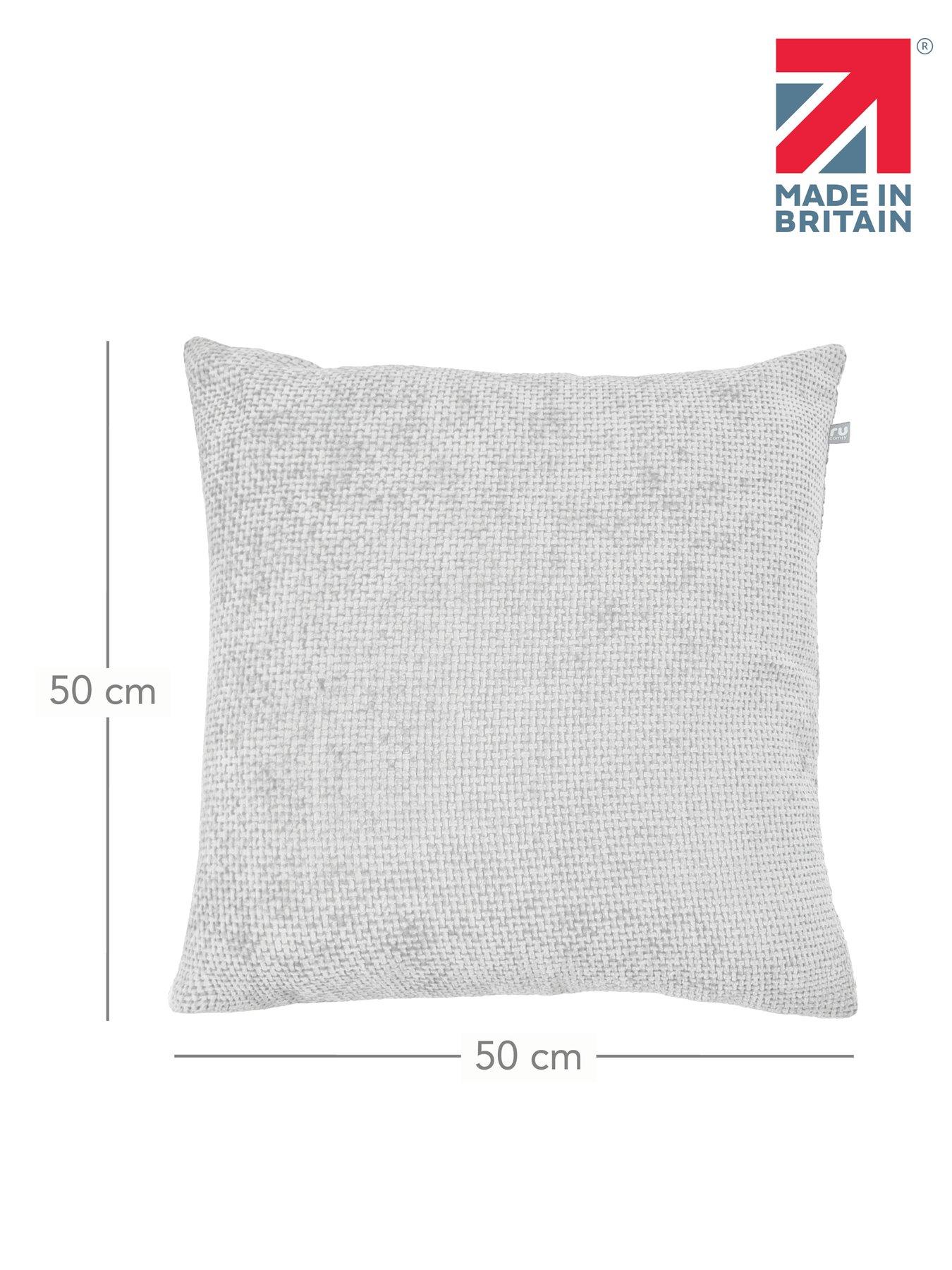 Image 4 of 4 of rucomfy Waffle Cushion - Ivory- 2 Pack