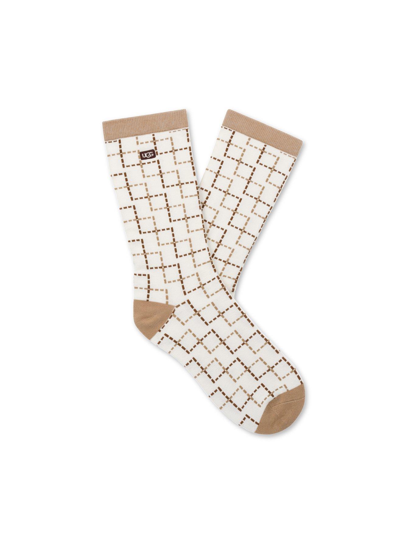 Image 3 of 5 of UGG Womens 3 Pack Logo Detail Socks - Multi