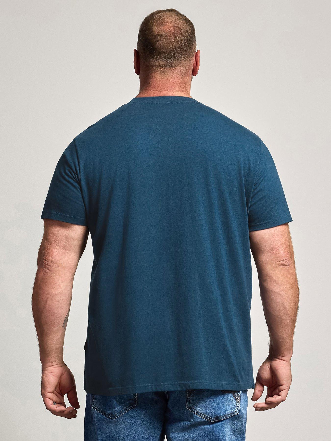 Image 2 of 4 of BadRhino Mens 3 Pack Cotton Core T-Shirts - Multi