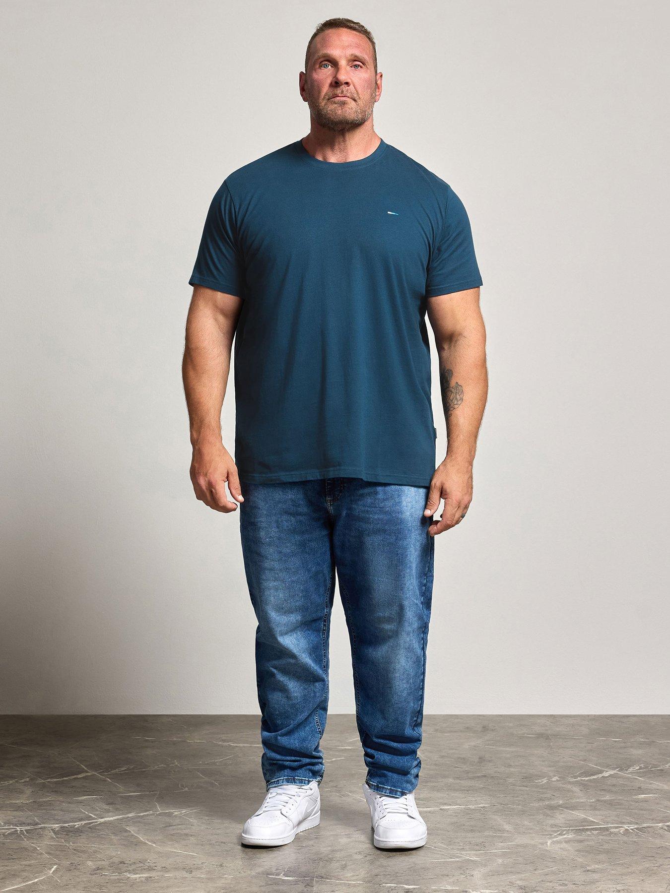 Image 3 of 4 of BadRhino Mens 3 Pack Cotton Core T-Shirts - Multi