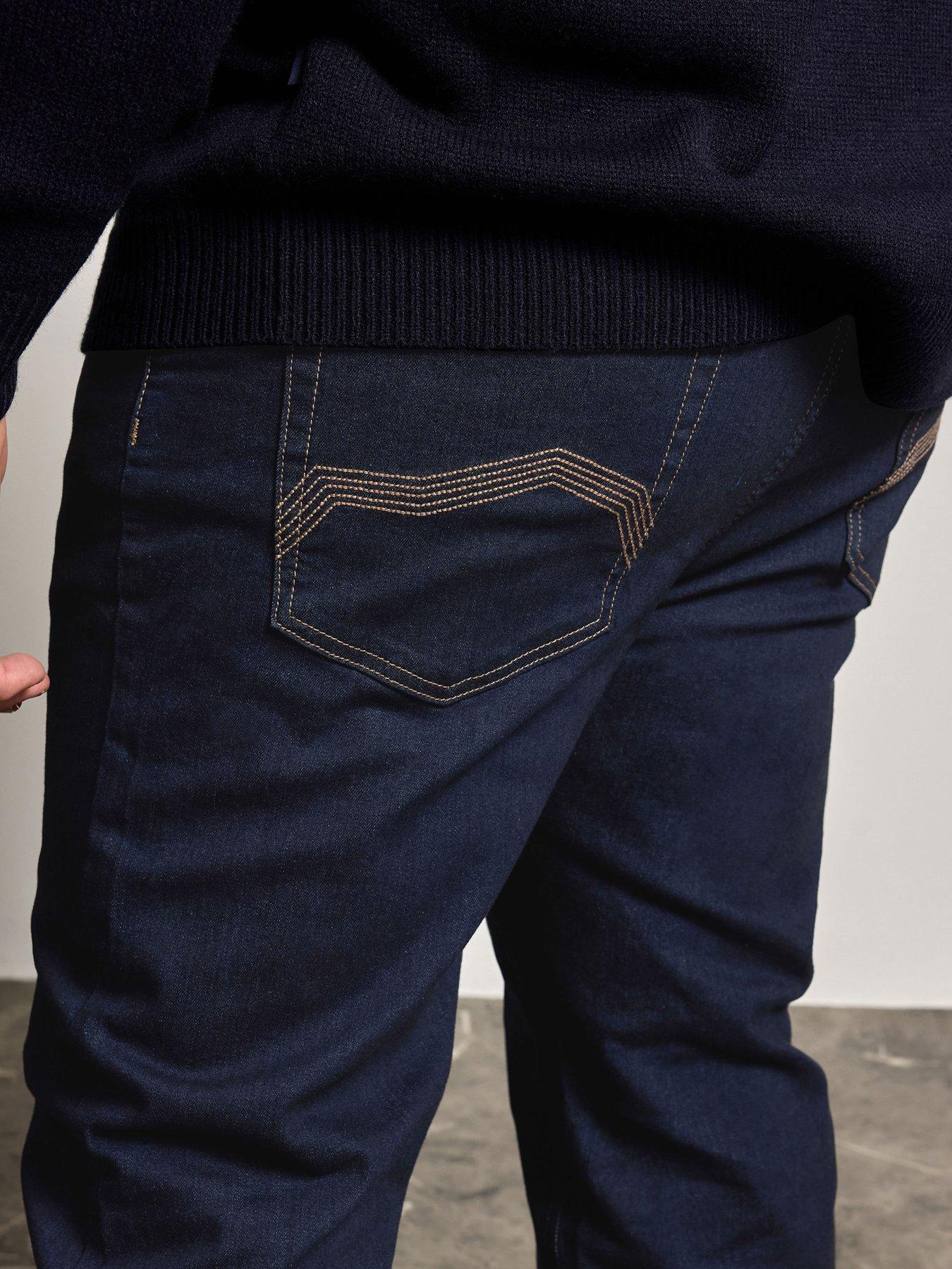 Image 4 of 4 of BadRhino Mens 30 Inch Stretch Regular Jeans - Blue