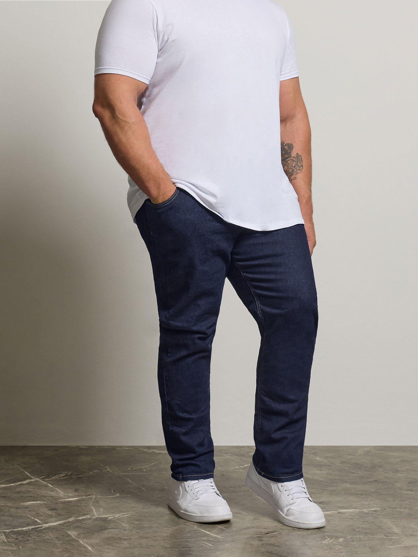 Image 1 of 4 of BadRhino Badrhino Dark Indigo Stretch Regular Jean 32" - Blue