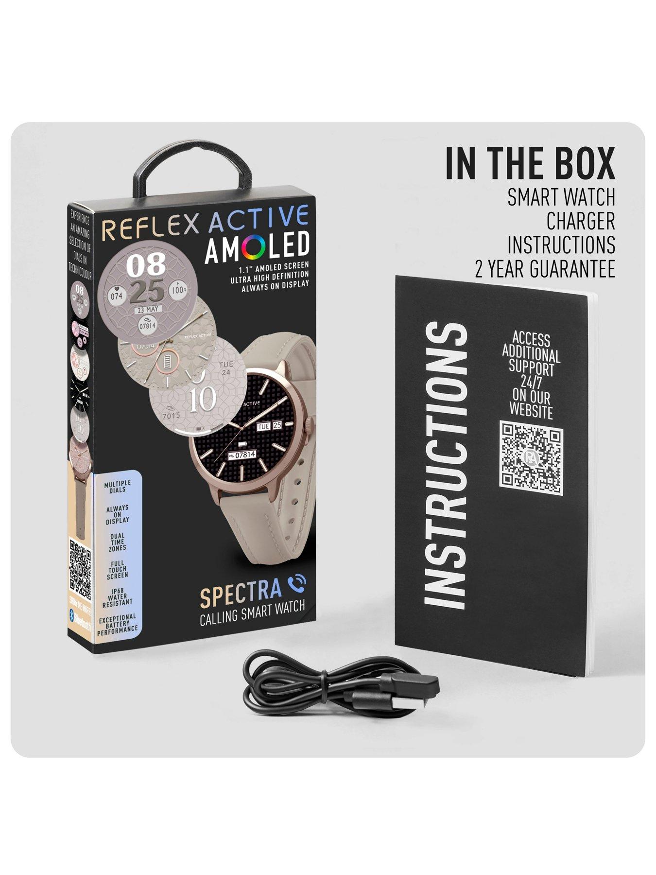 Image 7 of 7 of Reflex Active Spectra Mink Silicone Strap Smart Watch