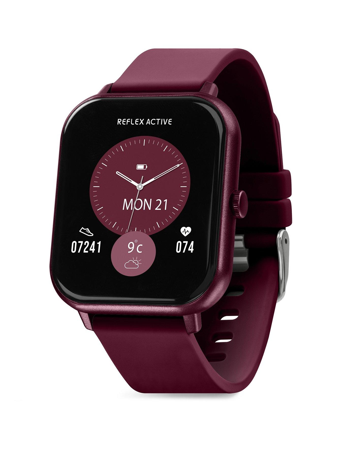 Reflex Active Nexus Lite Berry Silicone Strap Smart Watch