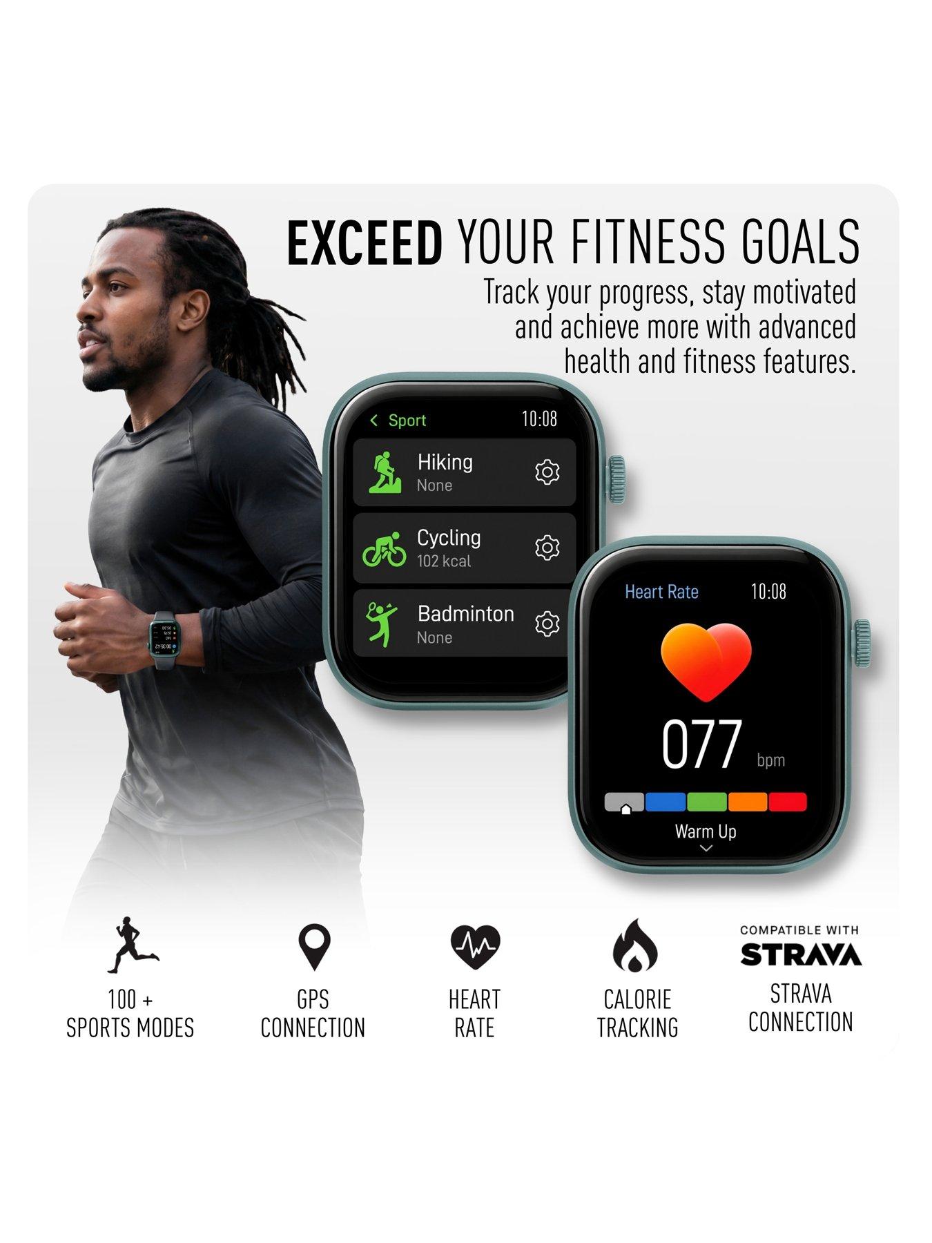 Image 2 of 8 of Reflex Active Reflex Active Spectra Dark Grey Silicone Strap Smart Watch