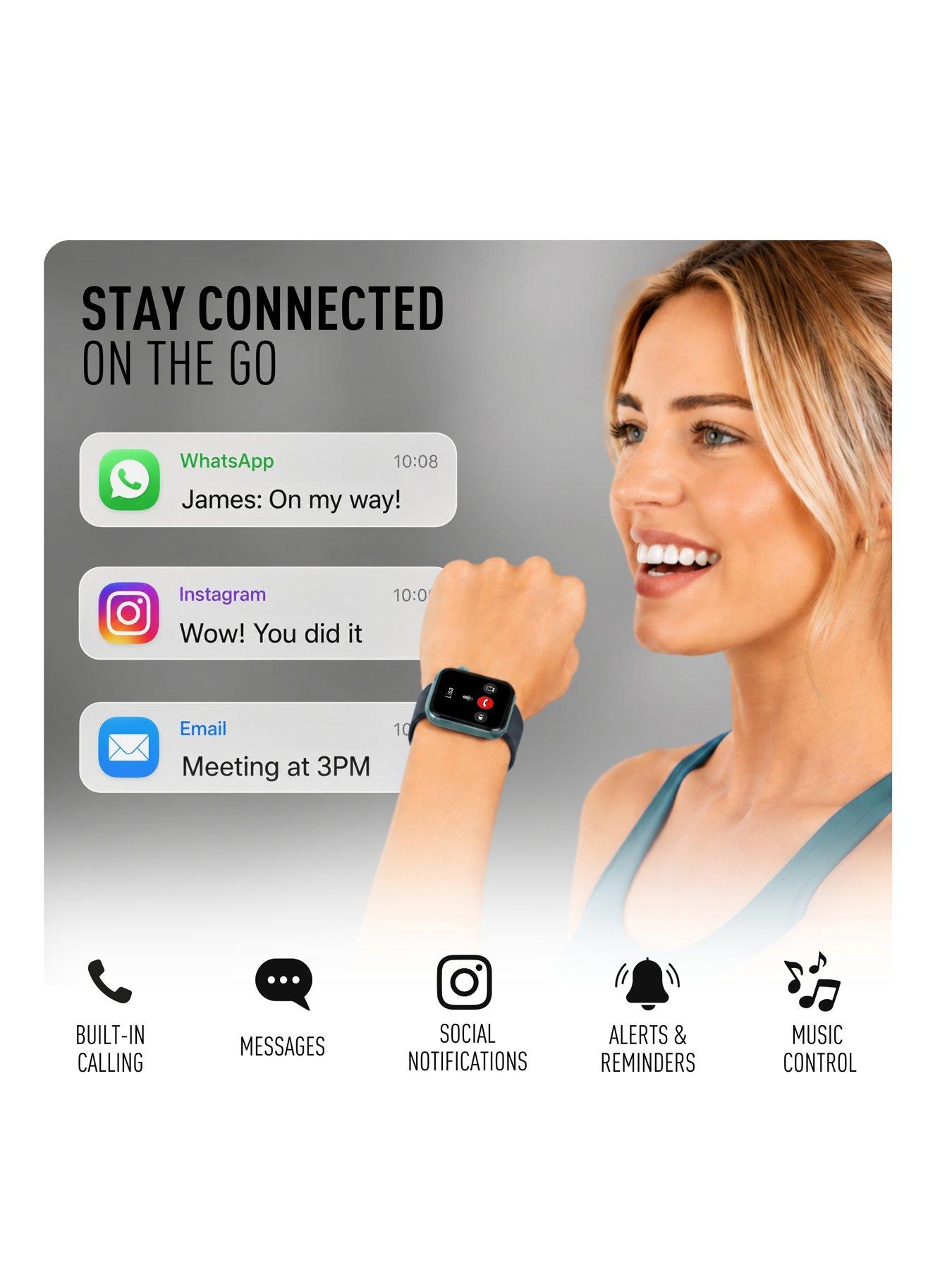 Image 4 of 8 of Reflex Active Reflex Active Spectra Dark Grey Silicone Strap Smart Watch