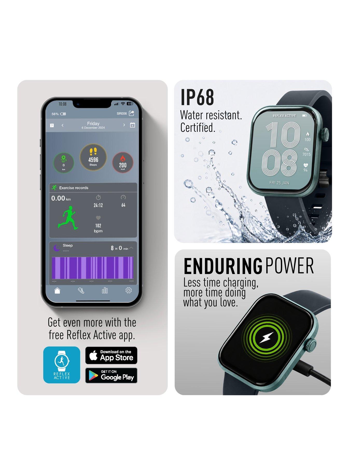 Image 5 of 8 of Reflex Active Reflex Active Spectra Dark Grey Silicone Strap Smart Watch