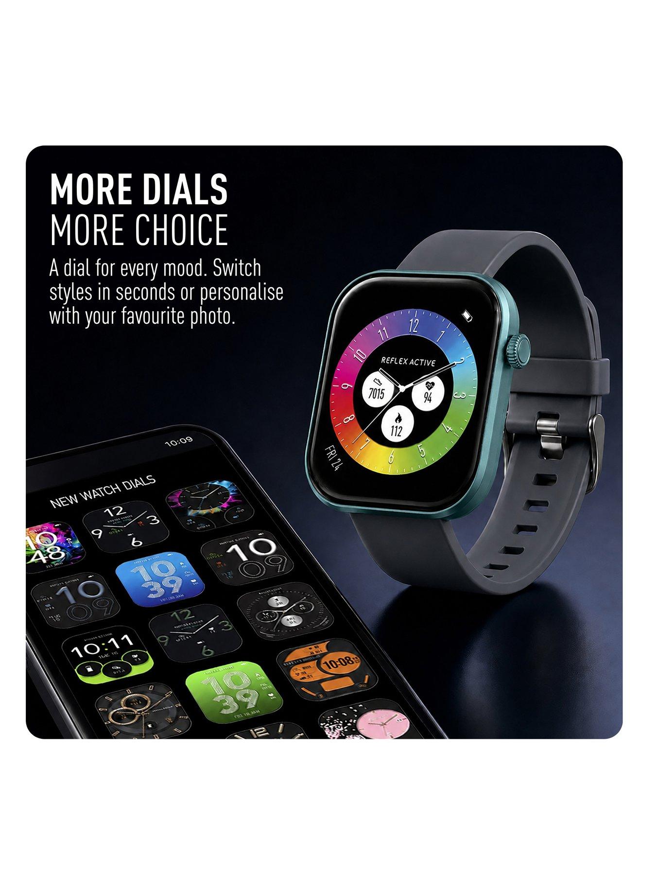 Image 6 of 8 of Reflex Active Reflex Active Spectra Dark Grey Silicone Strap Smart Watch
