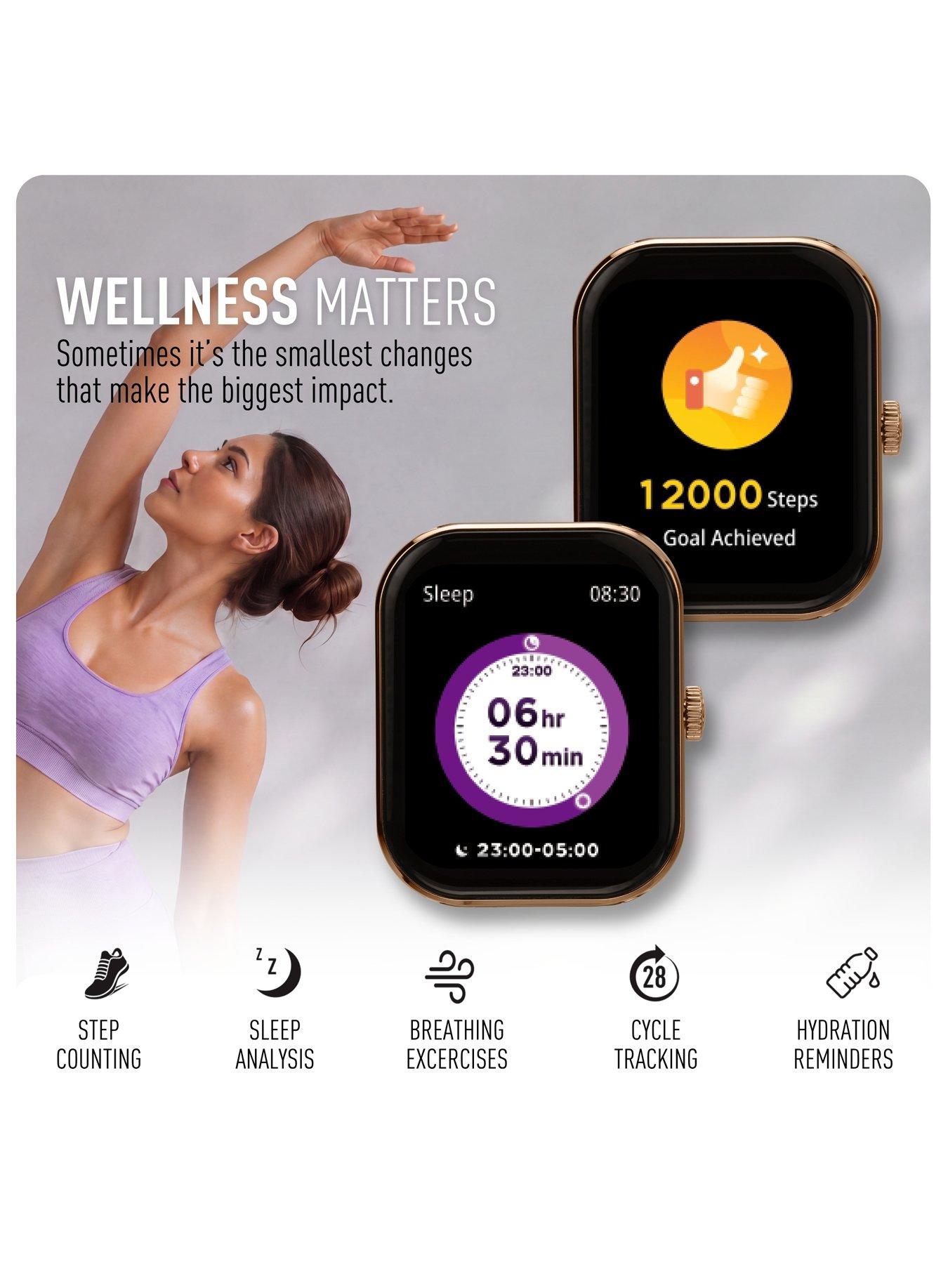 Image 3 of 7 of Reflex Active Nexus Pink Silicone Strap Smart Watch