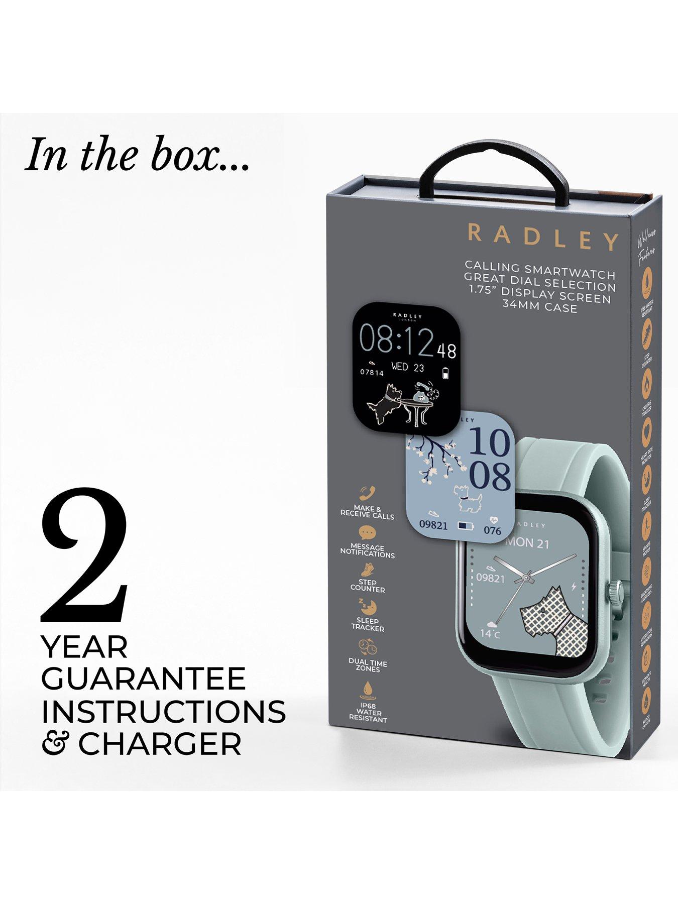 Image 5 of 6 of Radley Series 55 Green Water Silicone Strap Smart Watch