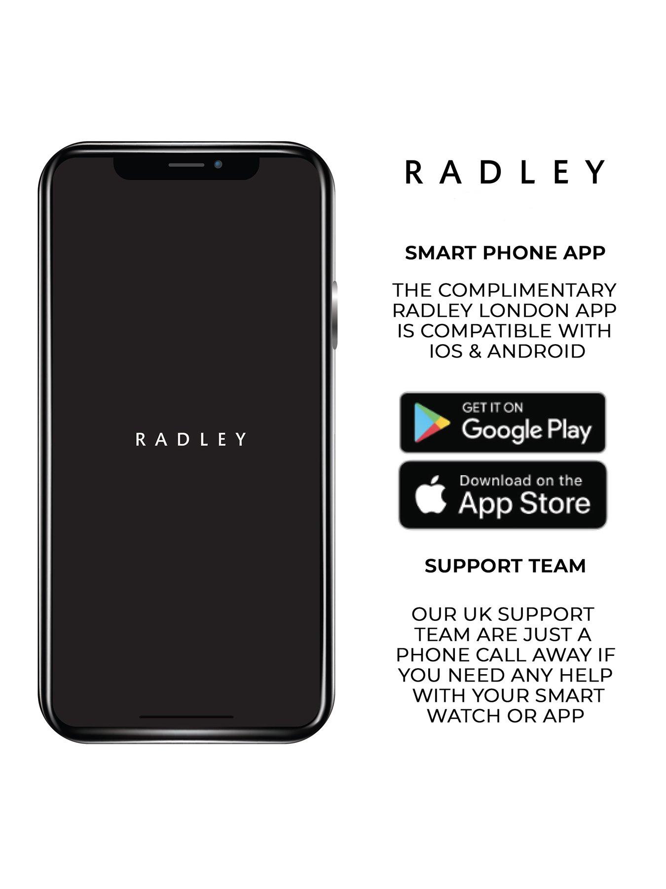 Image 6 of 6 of Radley Series 55 Green Water Silicone Strap Smart Watch