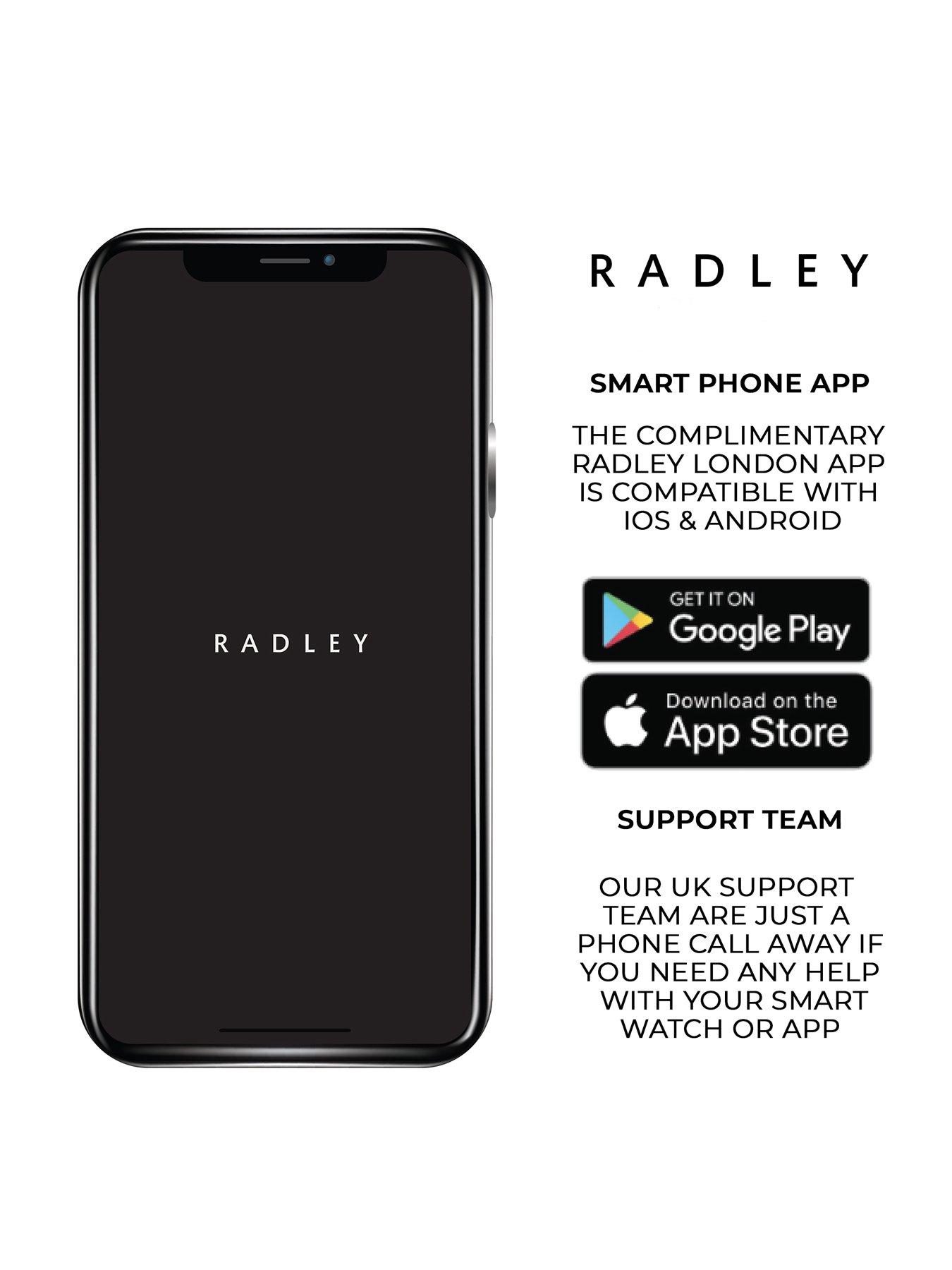 Image 6 of 6 of Radley Series 55 Dark Cherry Silicone Strap Smart Watch