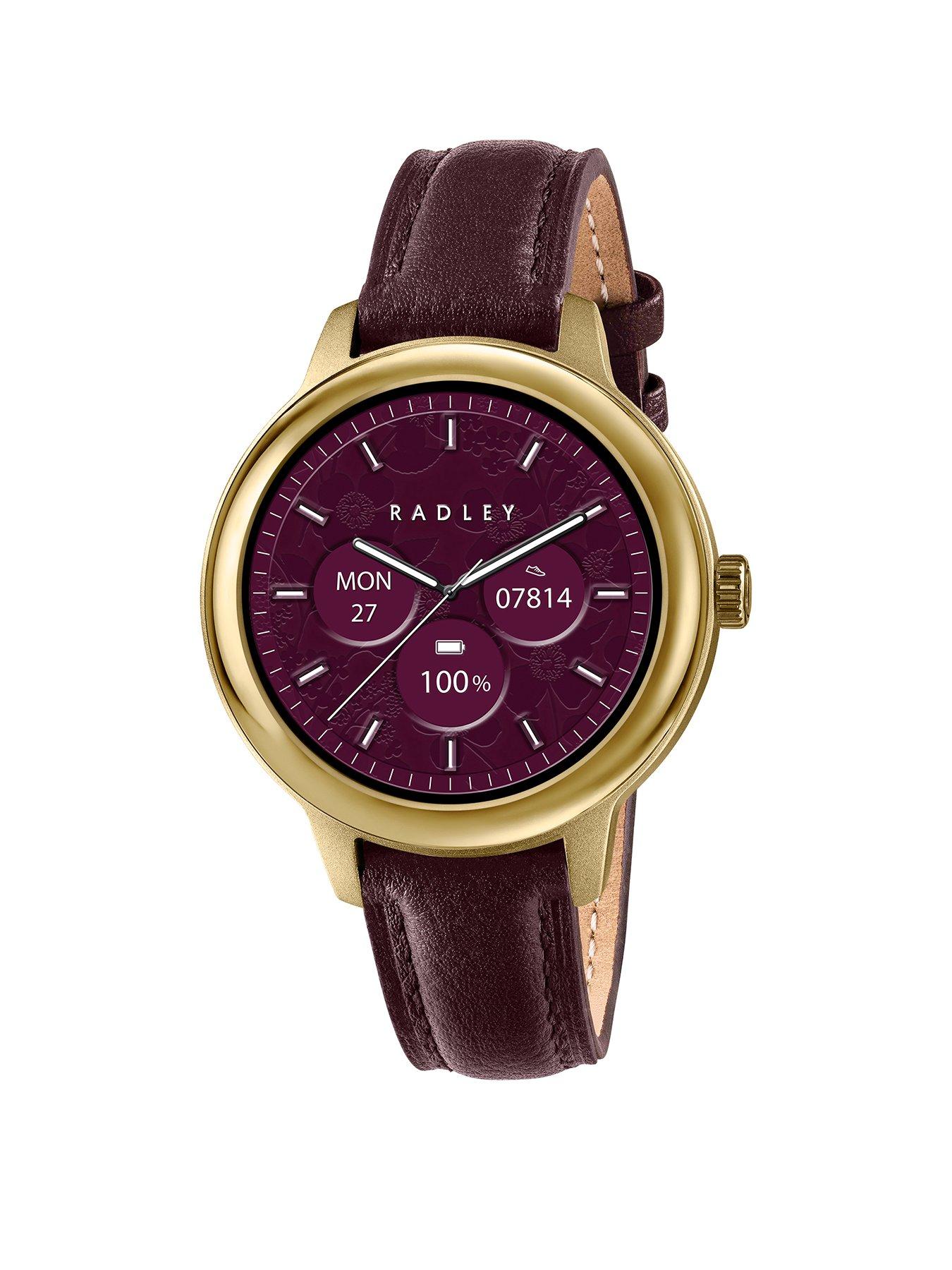 Image 1 of 7 of Radley Smart Series 59 Dark Cherry Leather Strap