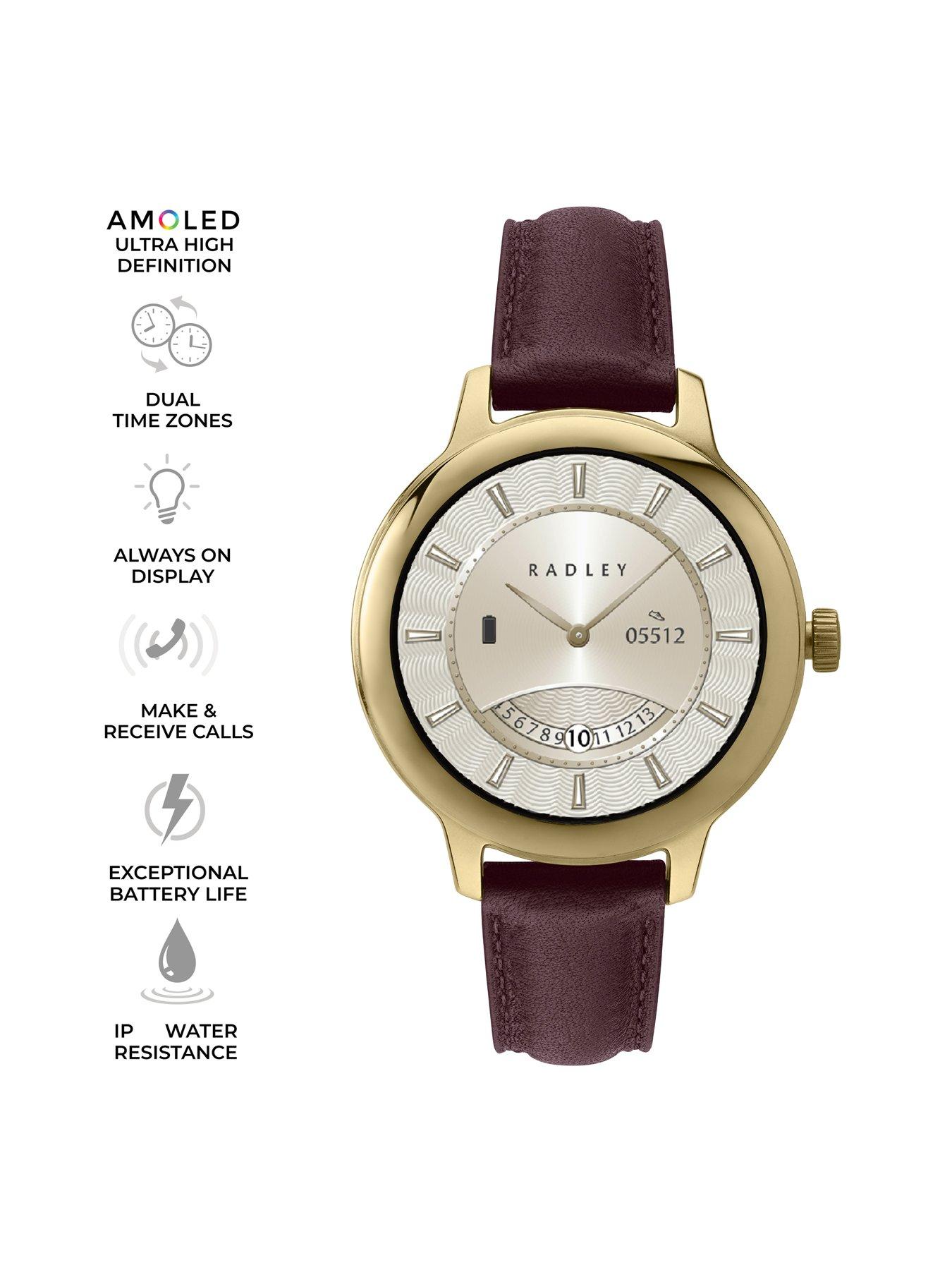 Image 2 of 7 of Radley Smart Series 59 Dark Cherry Leather Strap