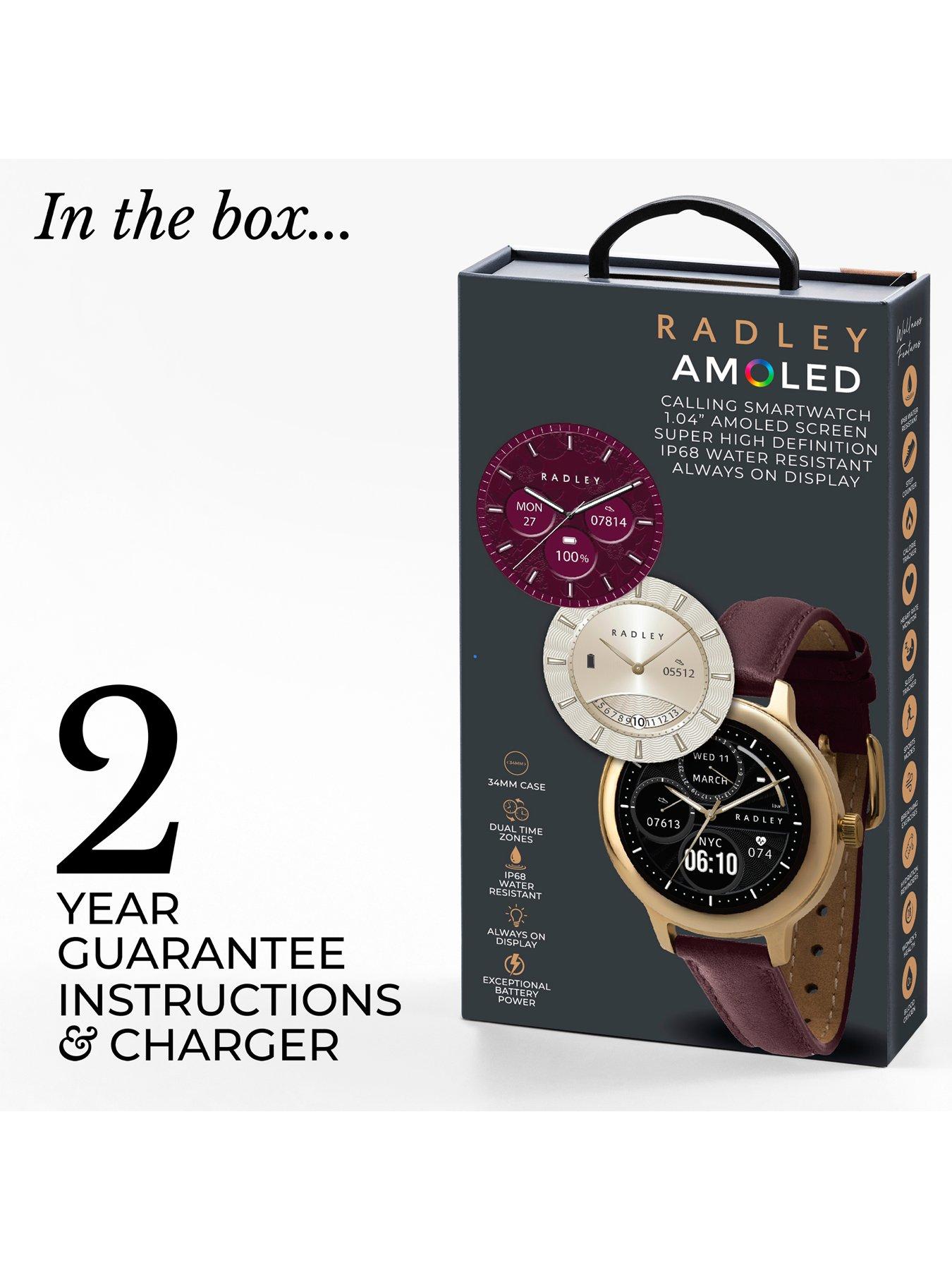 Image 6 of 7 of Radley Smart Series 59 Dark Cherry Leather Strap