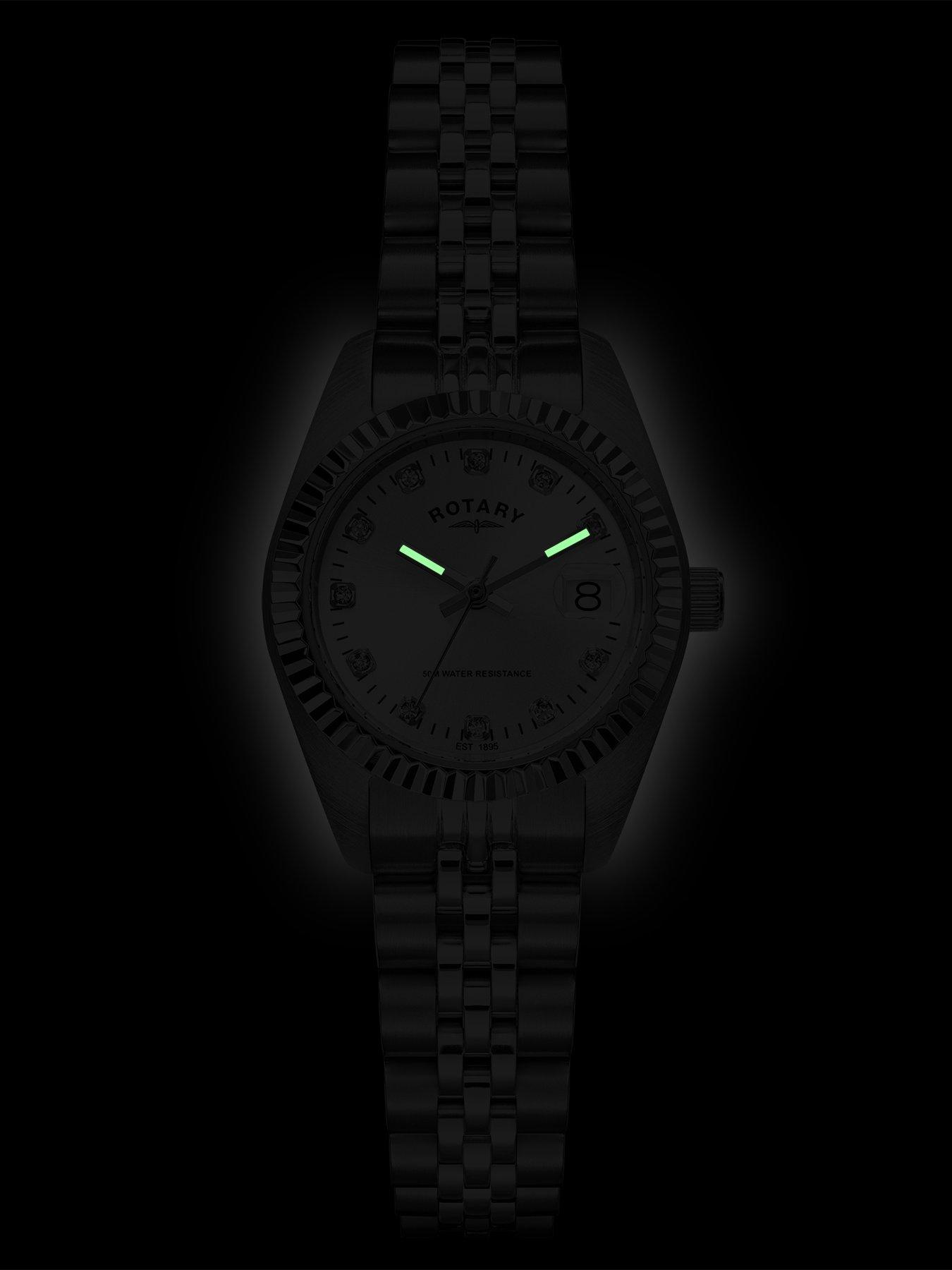 Image 5 of 6 of Rotary Ladies Silver Dial Stainless Steel Bracelet Watch