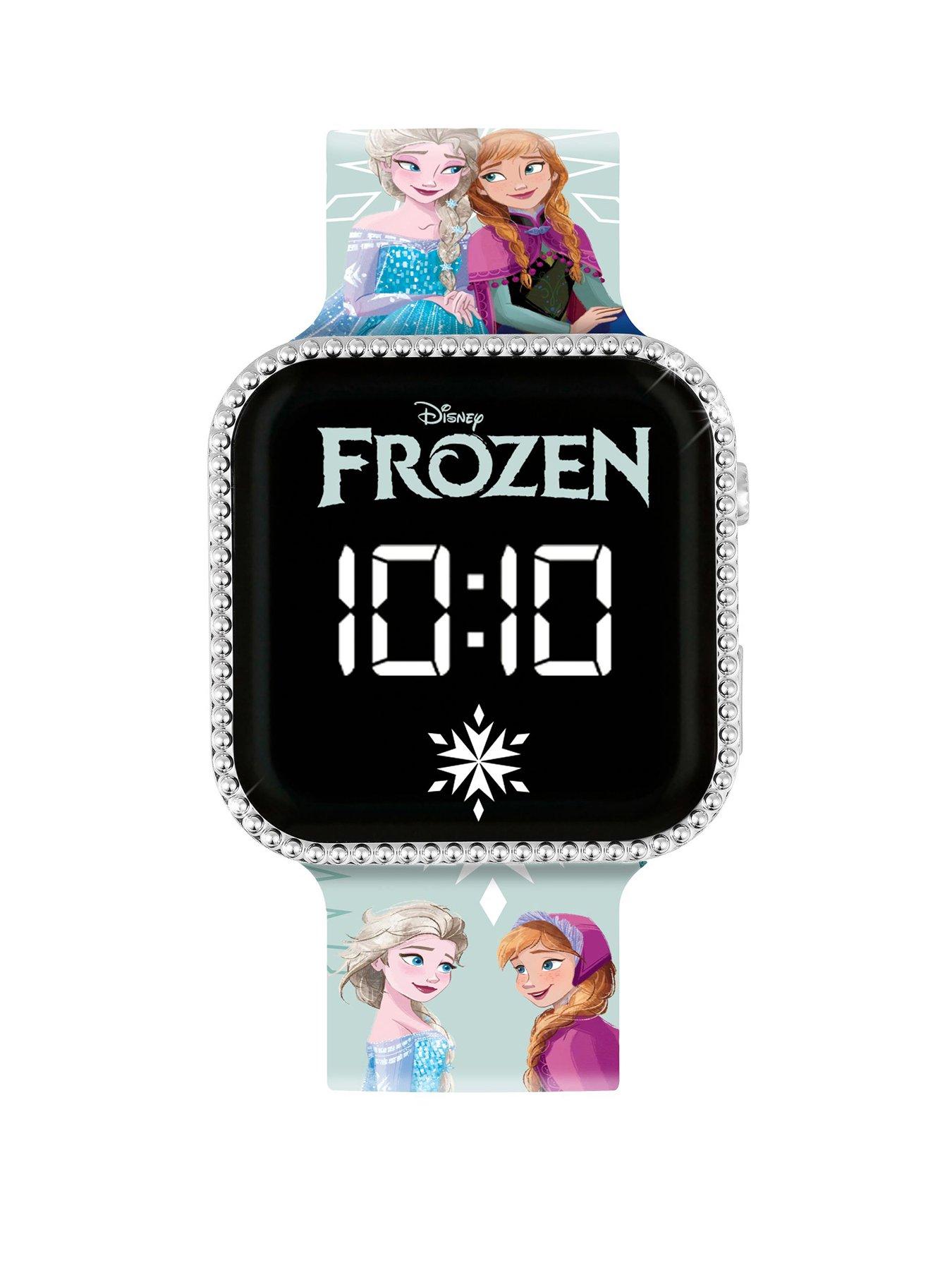 Image 1 of 4 of Disney Frozen FROZEN FAUX STUDDED LED WATCH