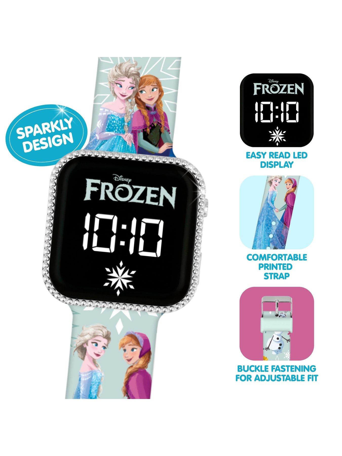 Image 2 of 4 of Disney Frozen FROZEN FAUX STUDDED LED WATCH