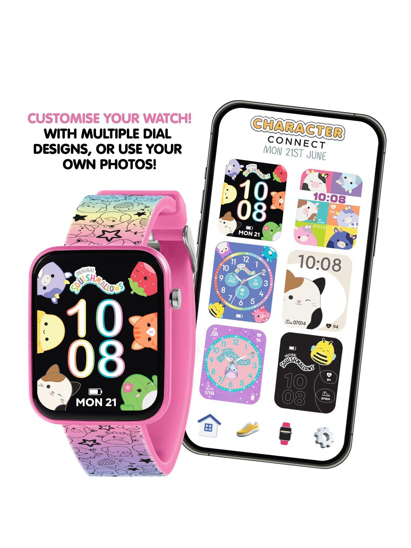 Image 3 of 6 of Squishmallows SQUISHMALLOW RAINBOW STRAP SMART WATCH