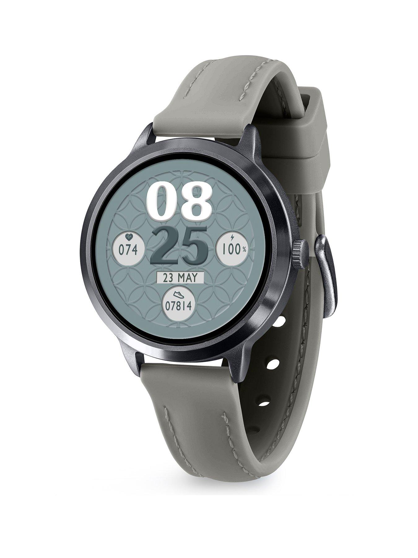 Reflex Active Spectra Cool Grey Silicone Strap Smart Watch