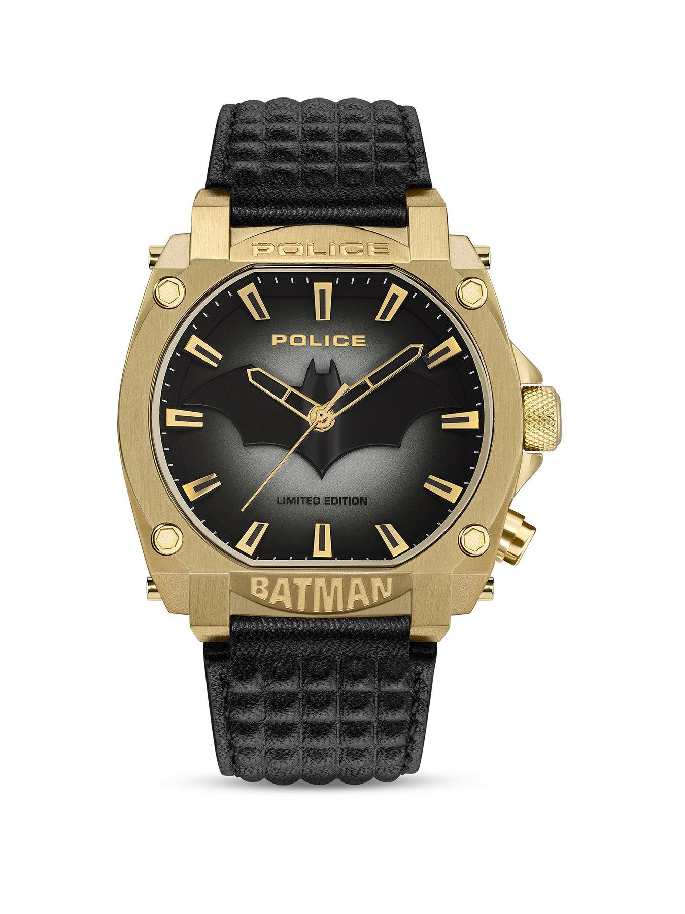 Police Gold Forever Batman Watch
