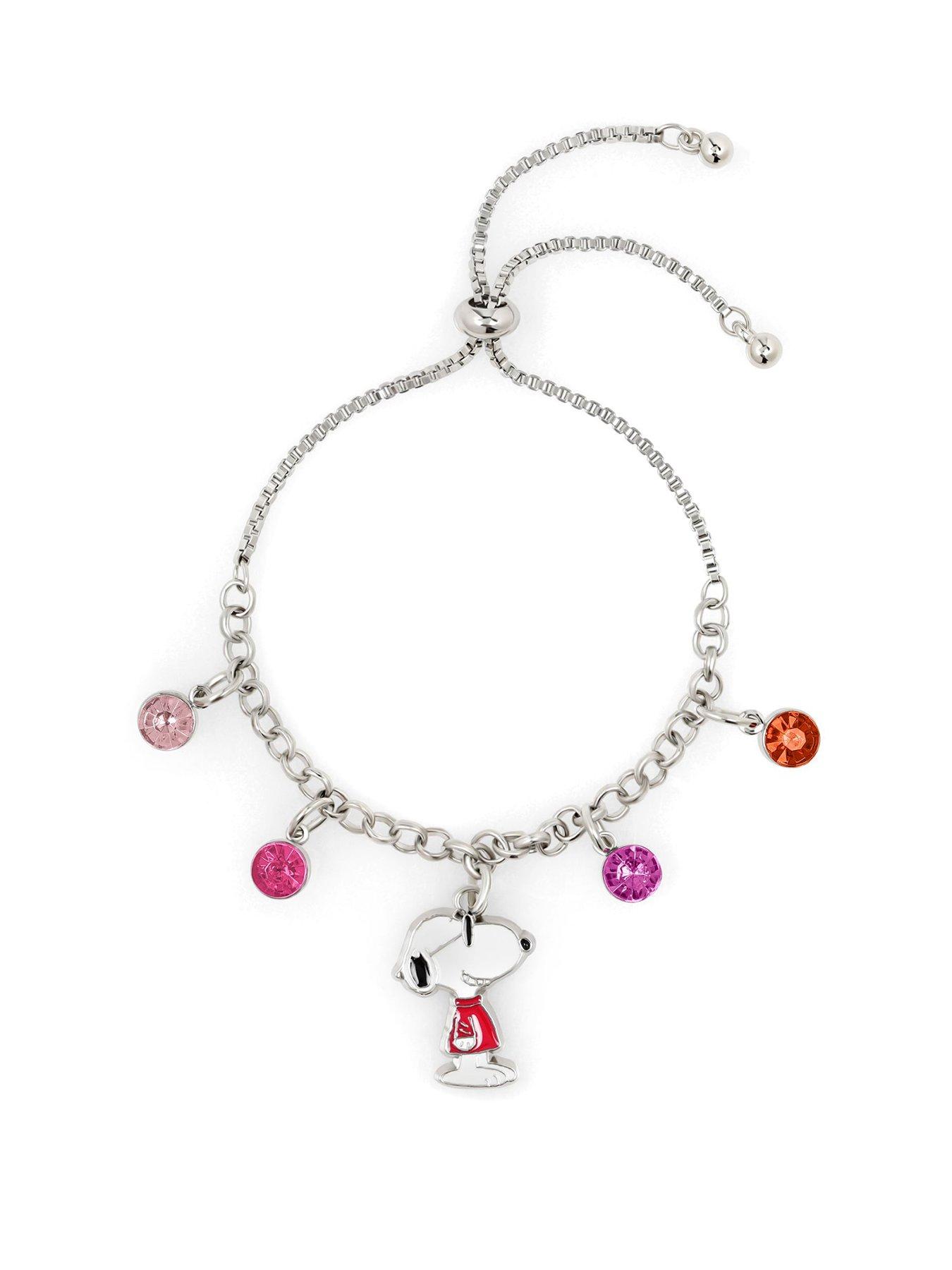 Snoopy FASHION PEANUTS LARIAT CHARM BRACELET