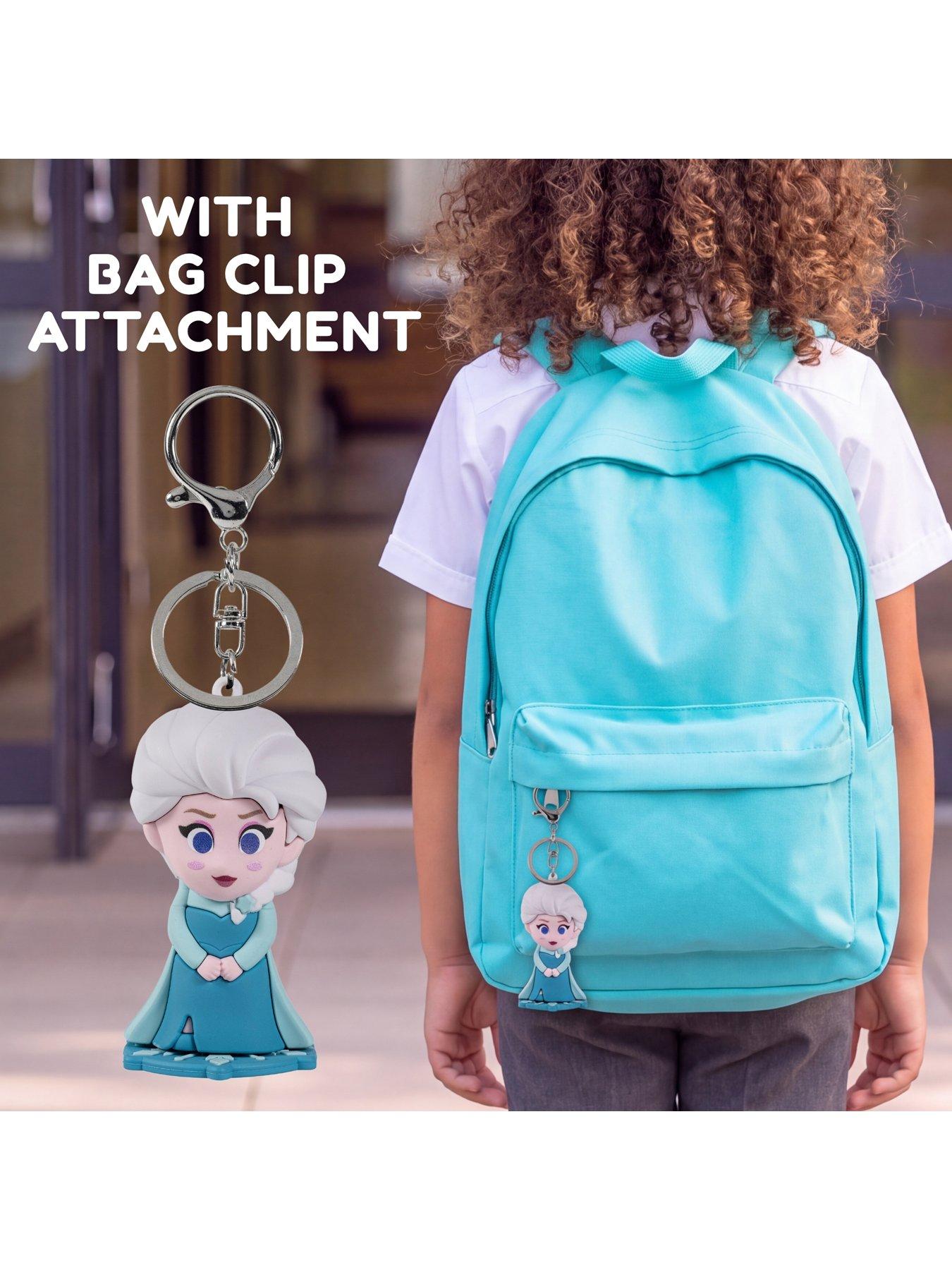 Image 3 of 7 of Disney Frozen Girls 3D LED Flashlight Clip Keyring - Multi