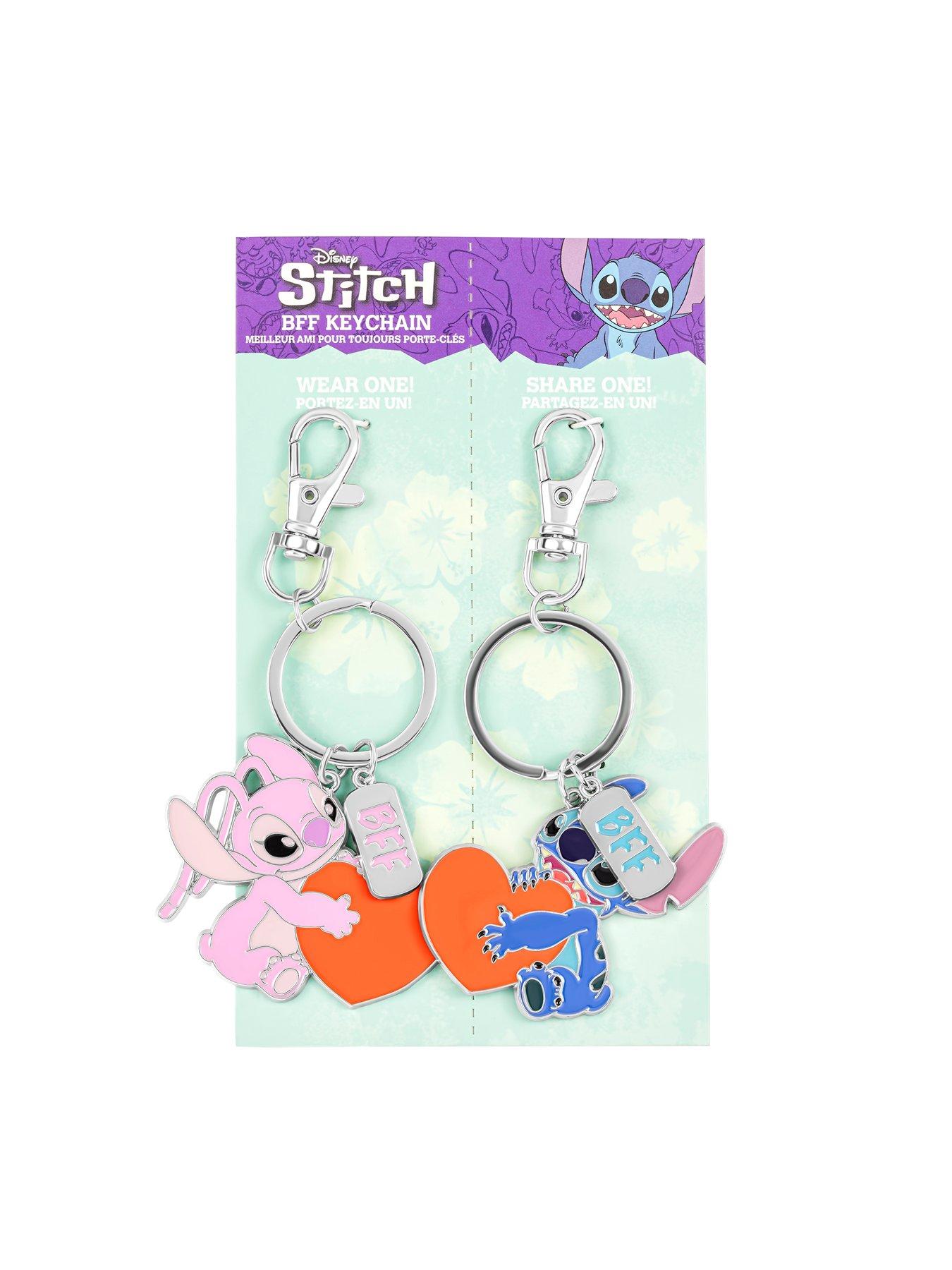 Image 3 of 3 of Disney Stitch Stitch &amp; Angel BFF Keychain Set
