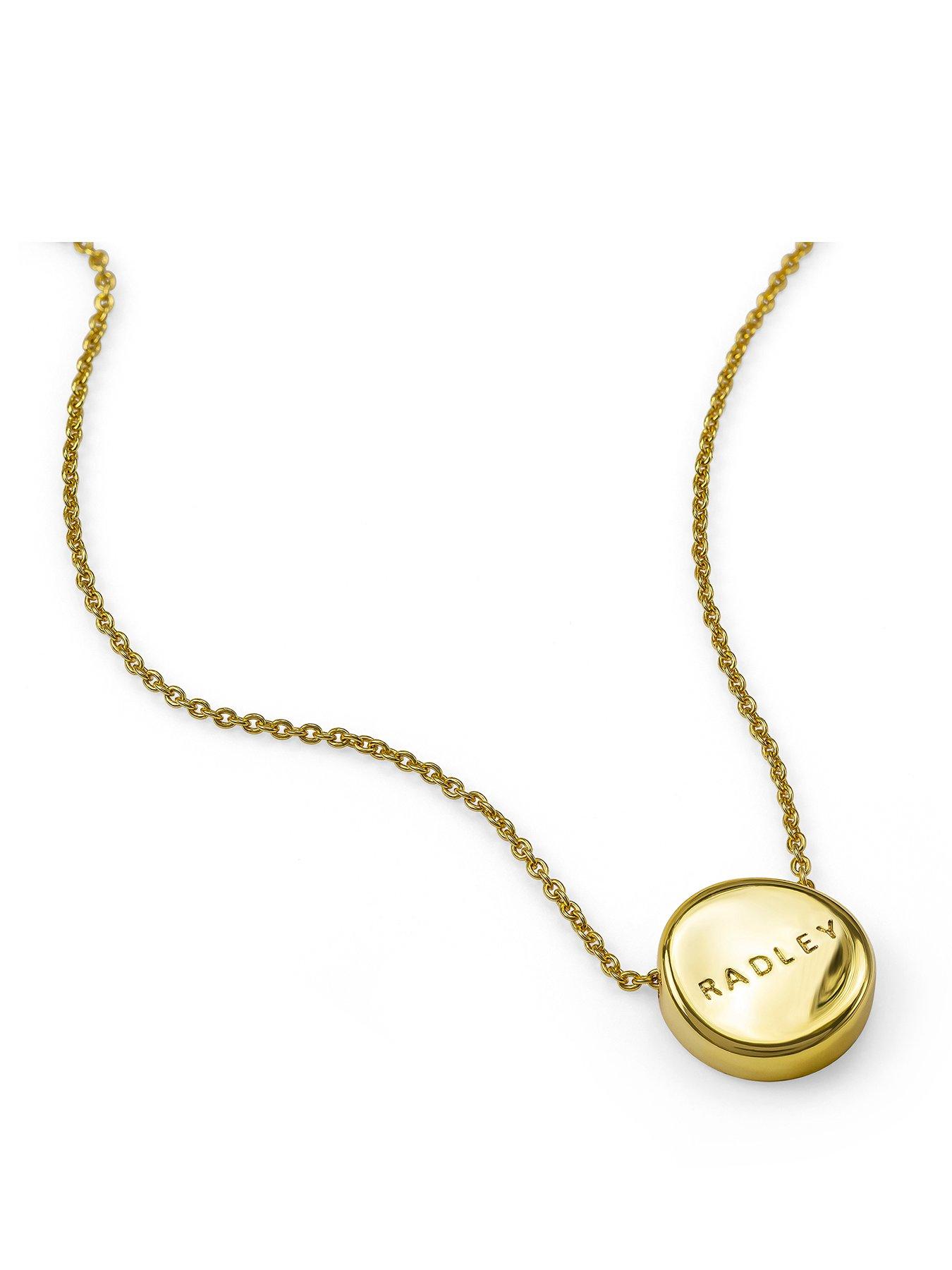 Radley 18ct Gold Plated Disc Necklace
